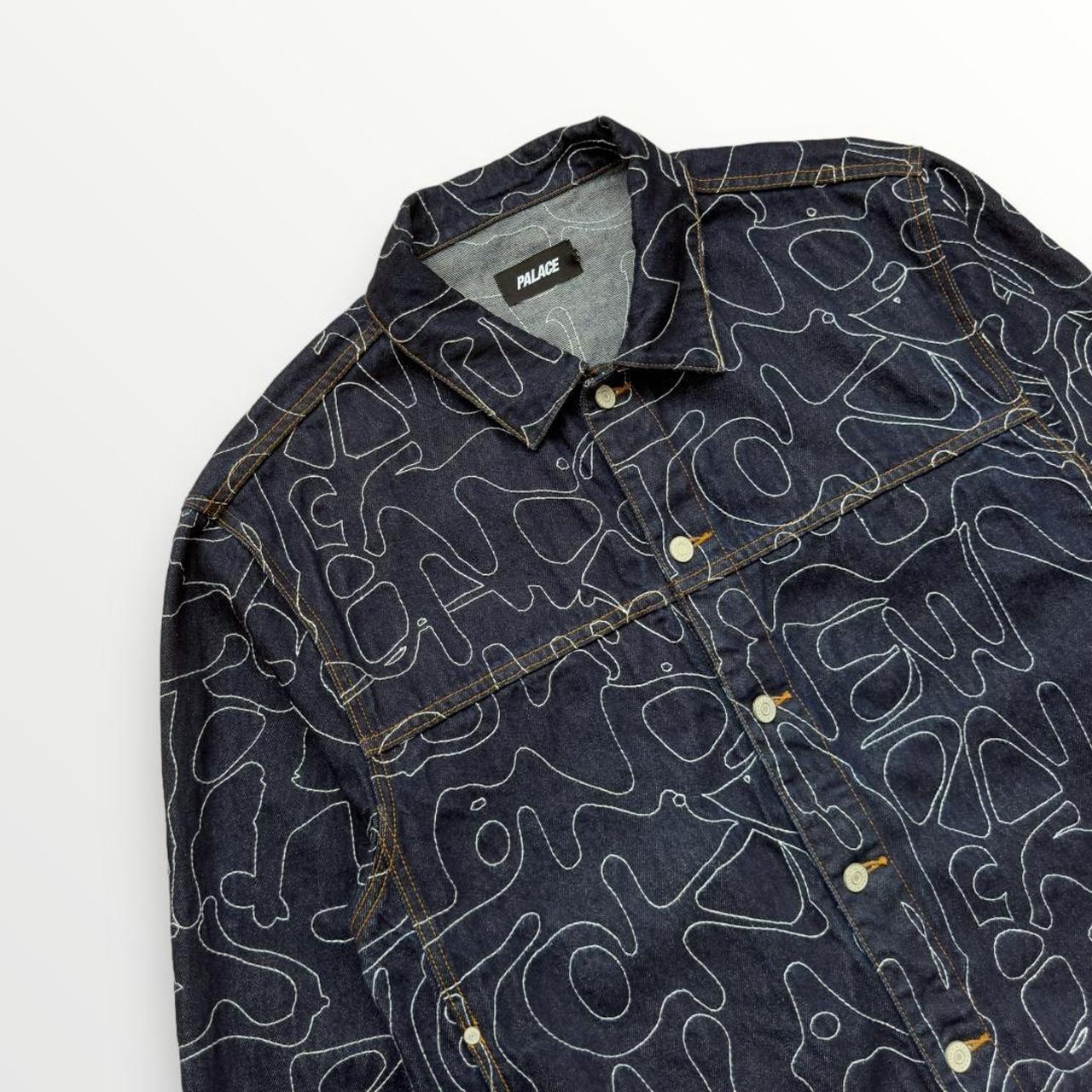 Palace Splat Denim Jacket Indigo