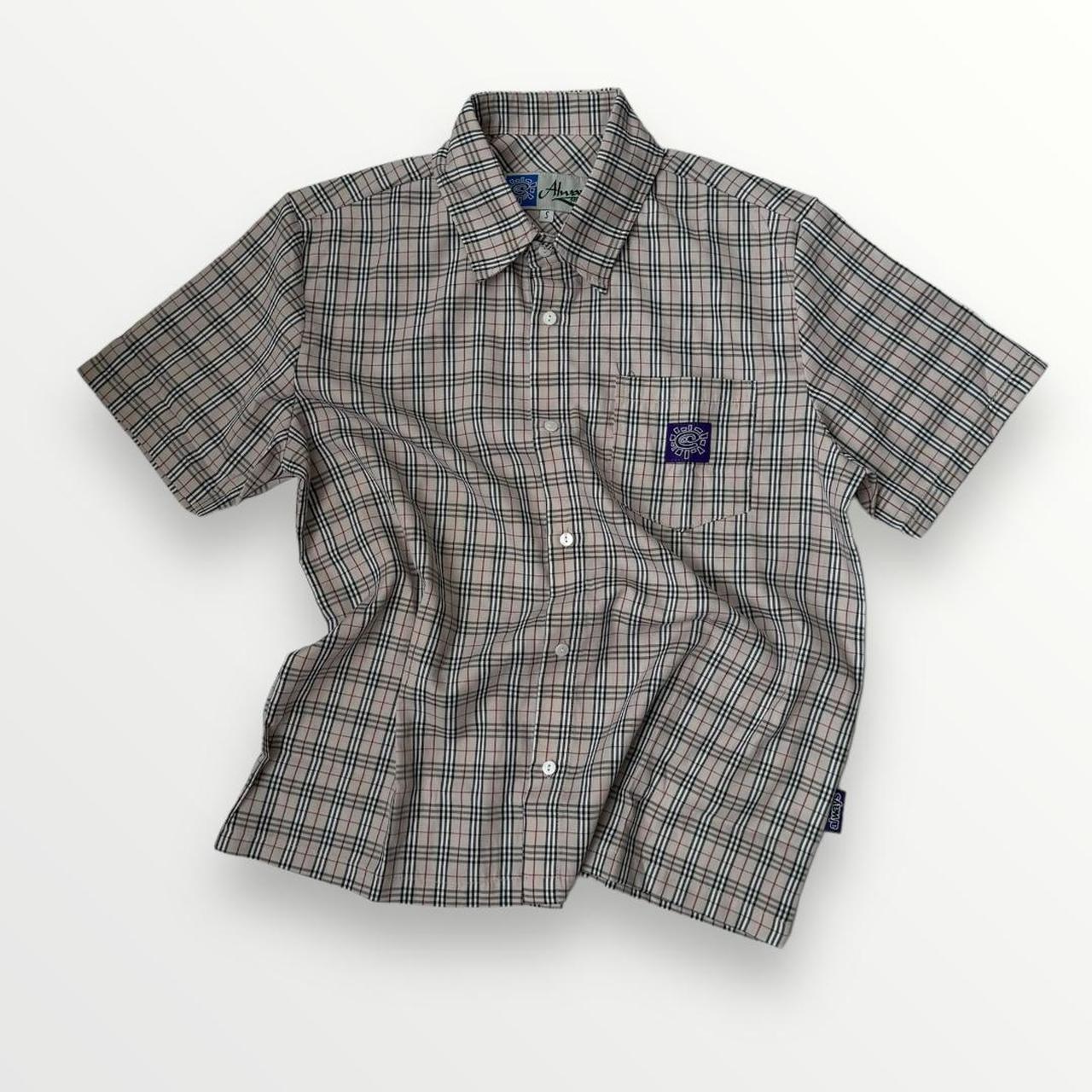 ADWYSD Plaid Shirt In Beige