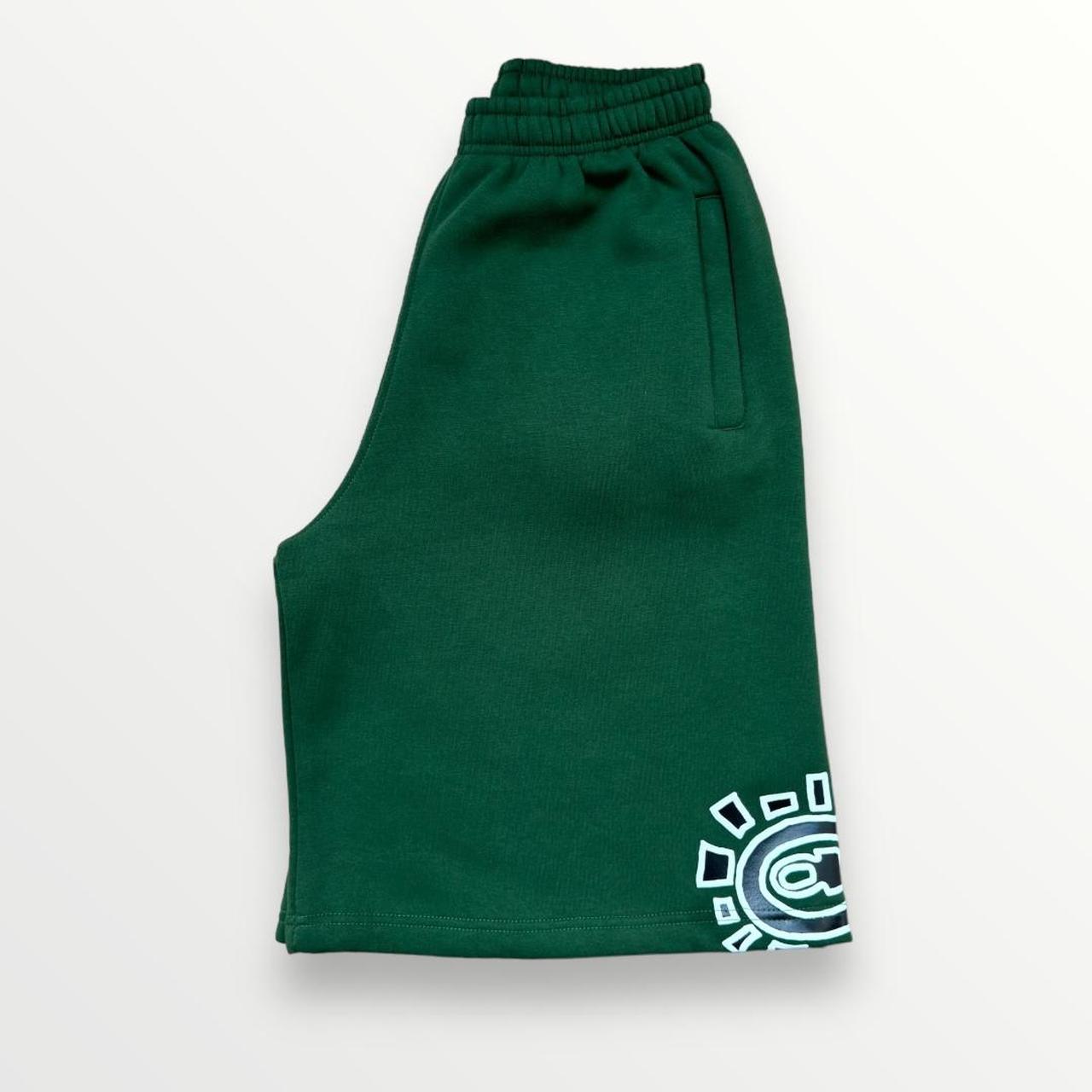 ADWYSD Relaxed Jogger Shorts In Forest Green