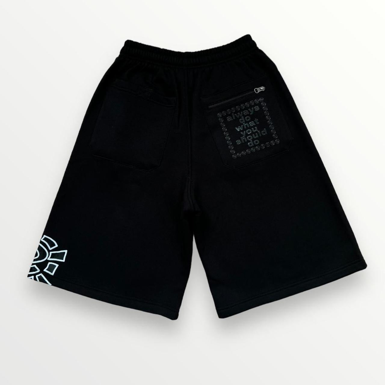 ADWYSD Relaxed Jogger Shorts In Black