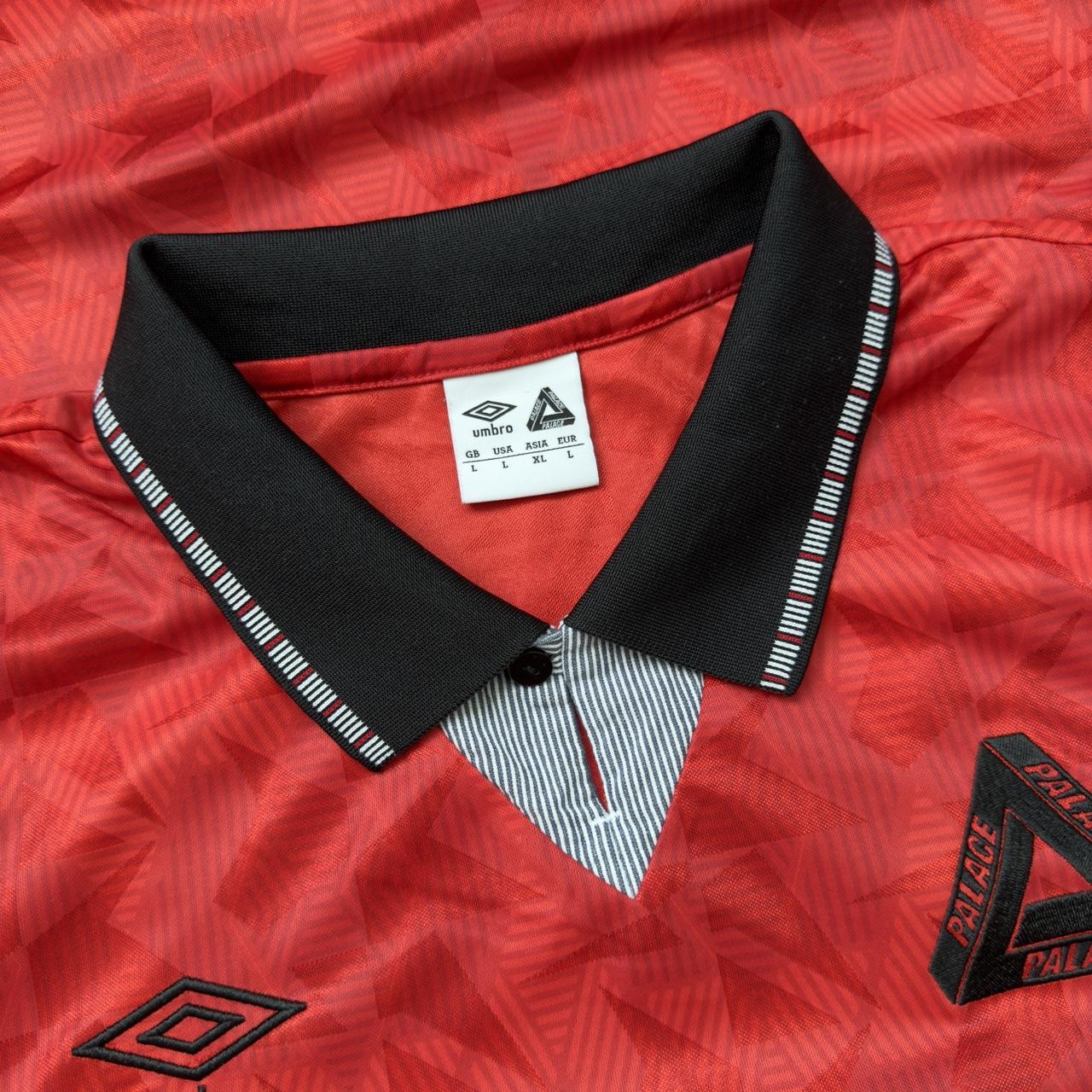 Palace x Umbro Classic Jersey In Vermillion / Red