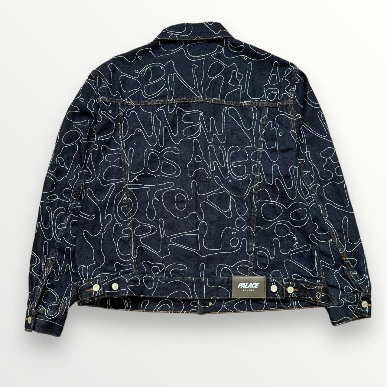 Palace Splat Denim Jacket Indigo