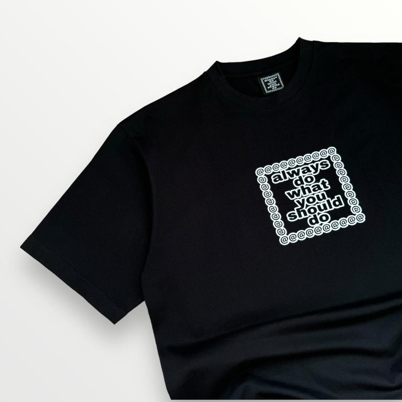 ADWYSD Core T-Shirt In Black & White Print