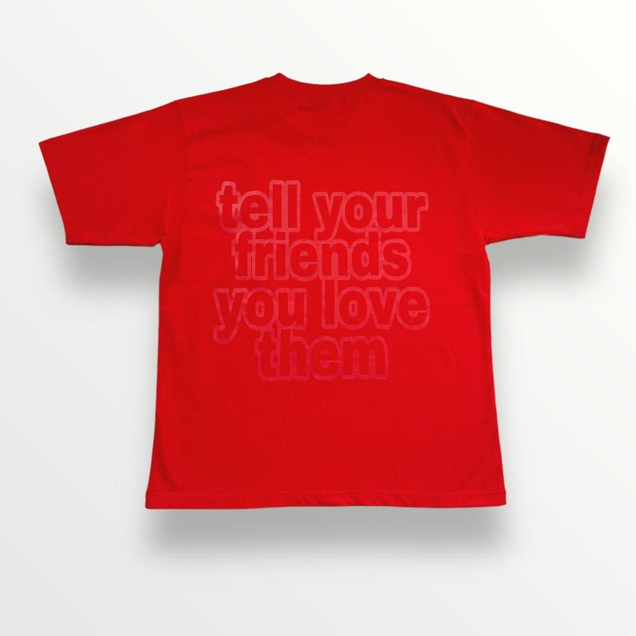 ADWYSD TYFYLT T-Shirt In Red W/ Front & Back Print