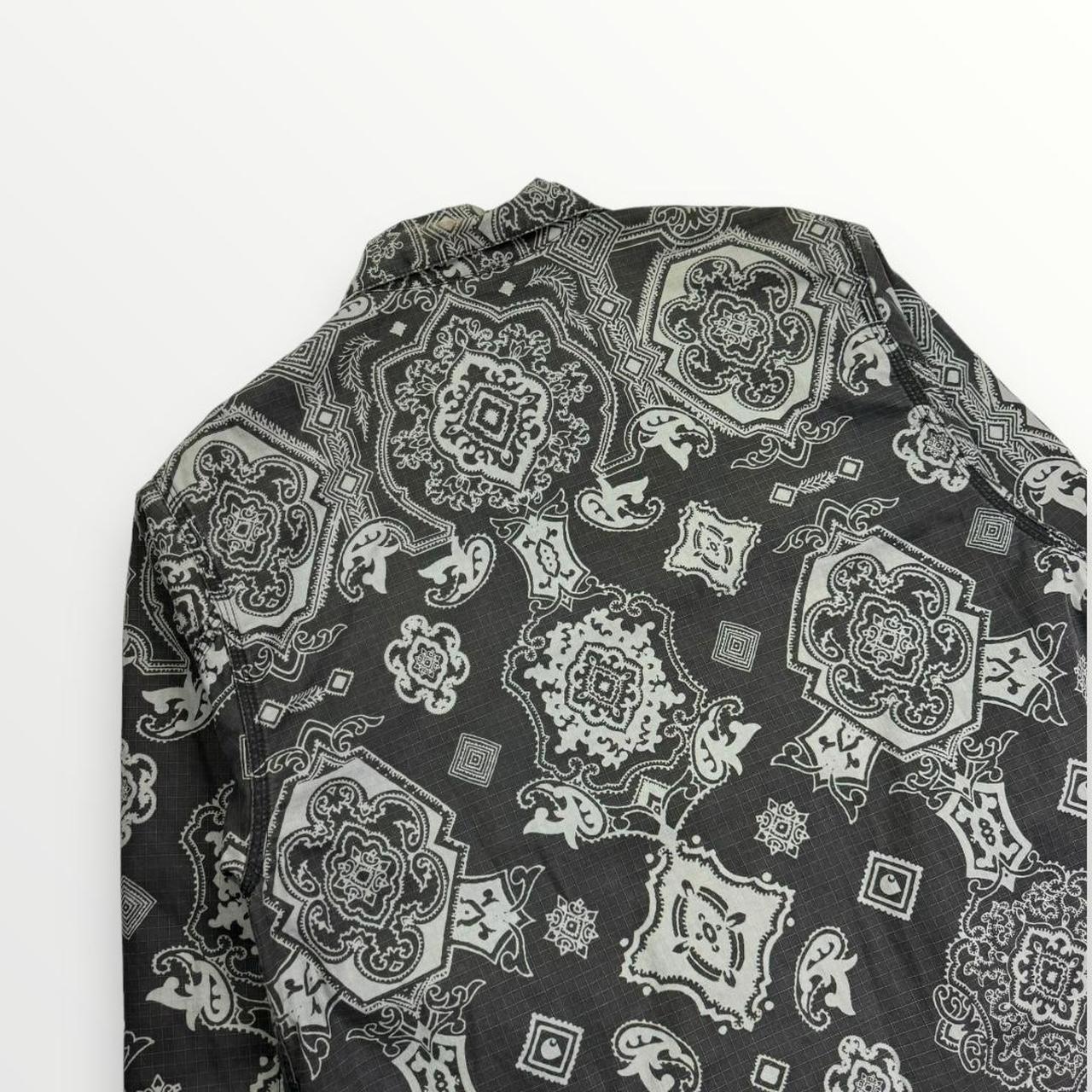 Carhartt WIP Detroit Jacket In Verse Print Black / Grey