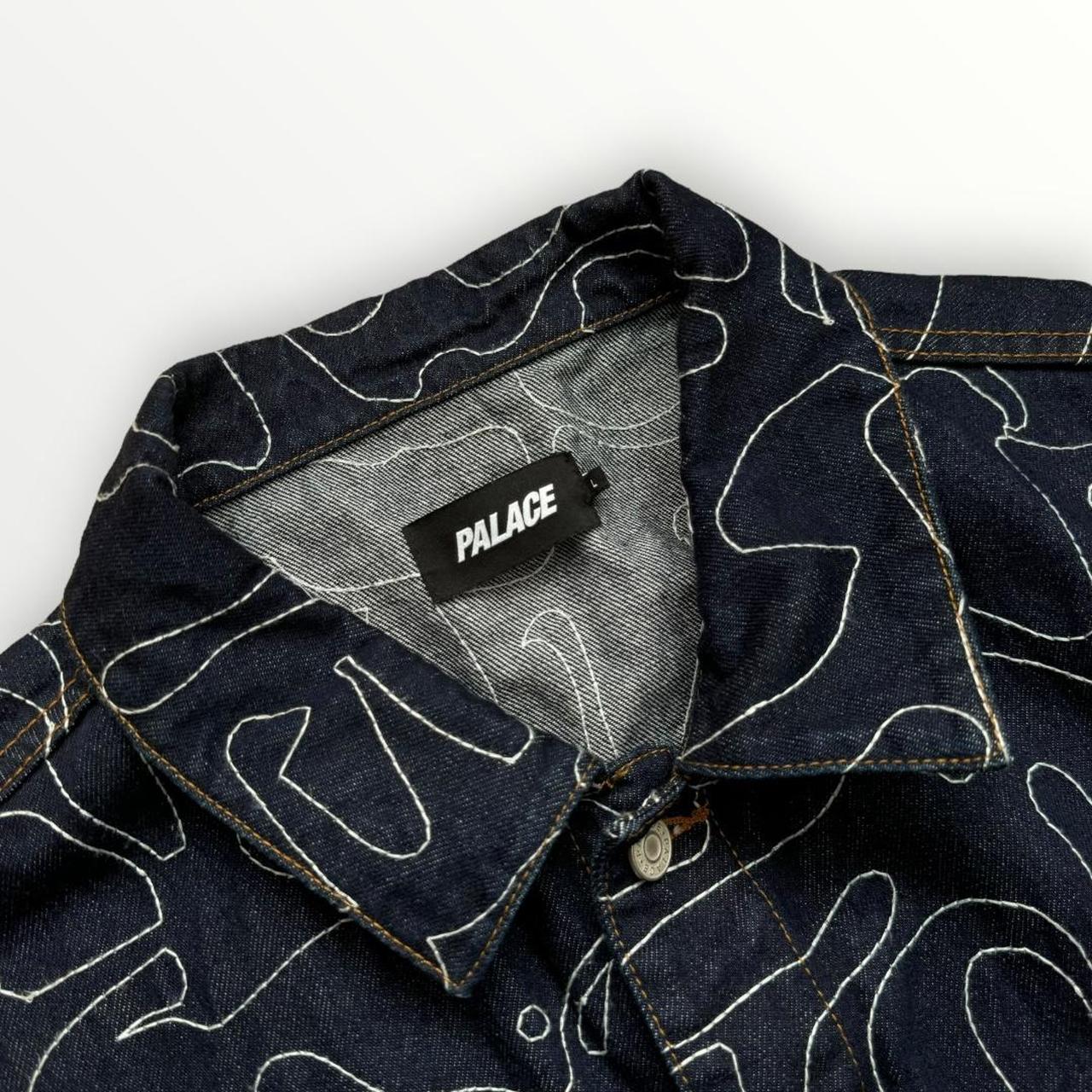 Palace Splat Denim Jacket Indigo