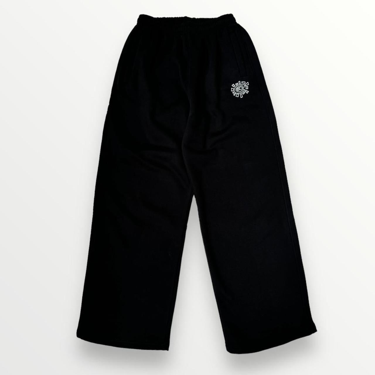 ADWYSD Relaxed No Cuff Joggers In Black