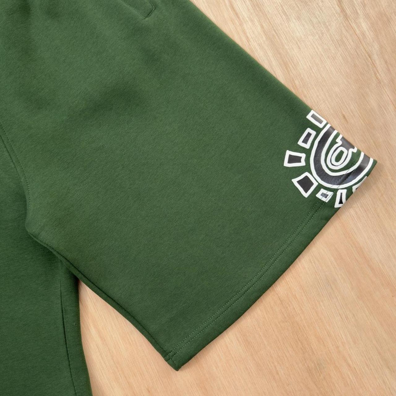ADWYSD Relaxed Jogger Shorts In Forest Green
