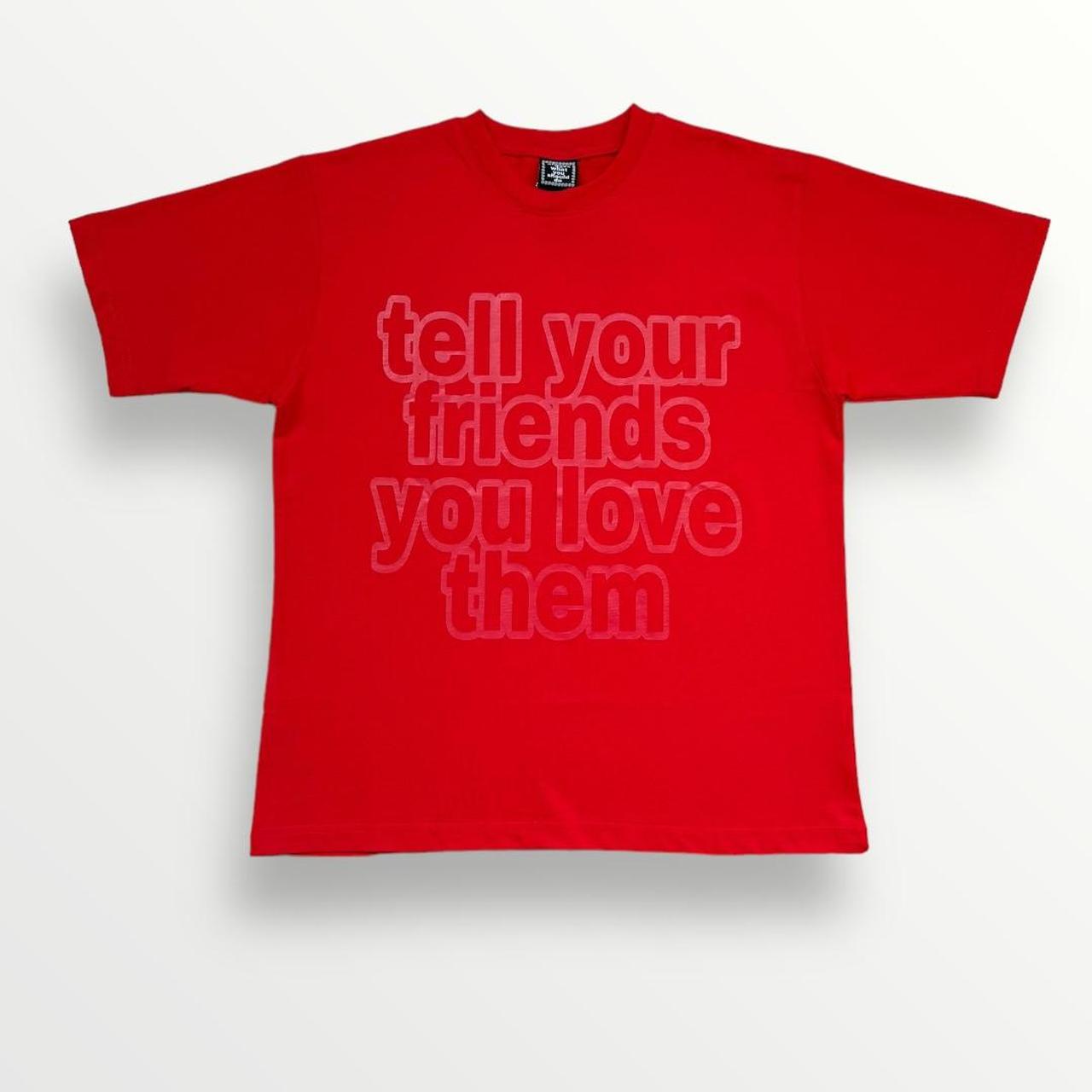 ADWYSD TYFYLT T-Shirt In Red W/ Front & Back Print