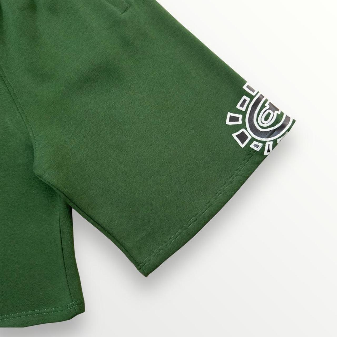 ADWYSD Relaxed Jogger Shorts In Forest Green