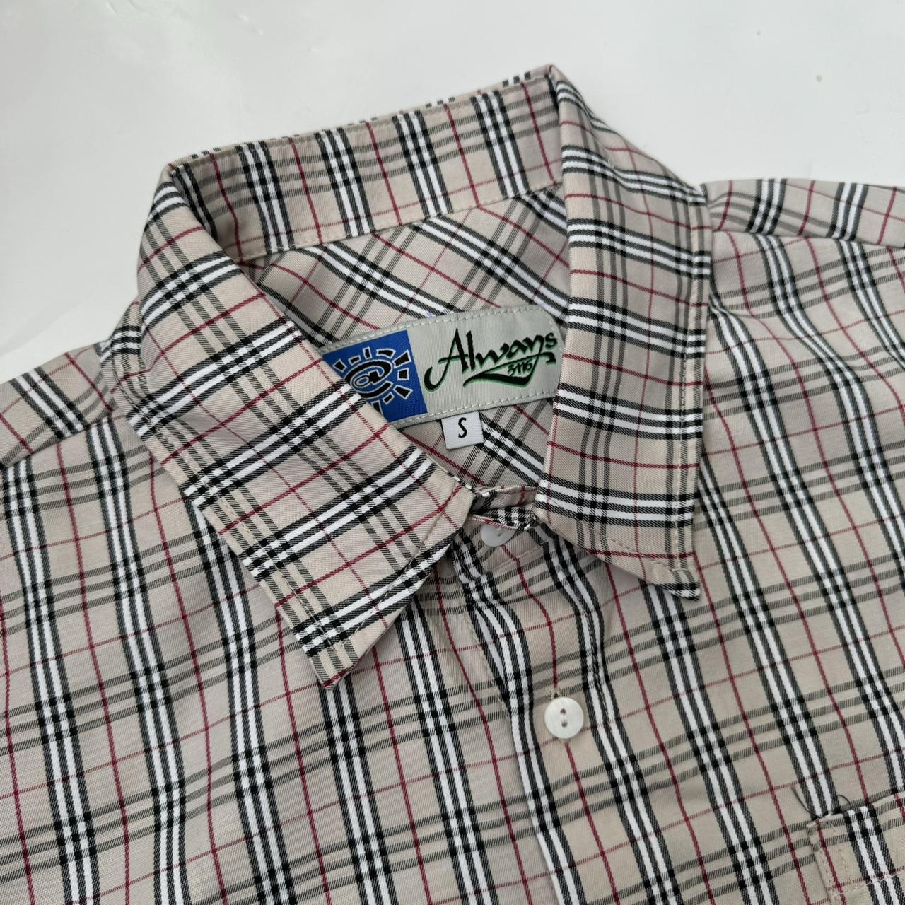 ADWYSD Plaid Shirt In Beige