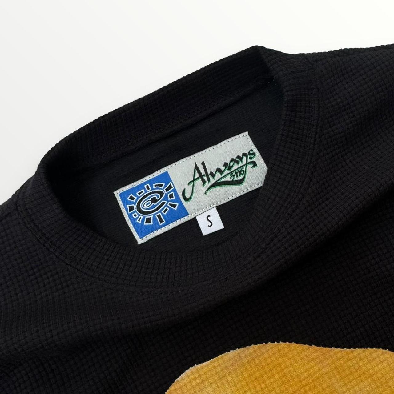 ADWYSD 5 Year Anniversary Thermal Waffle T-Shirt In Black