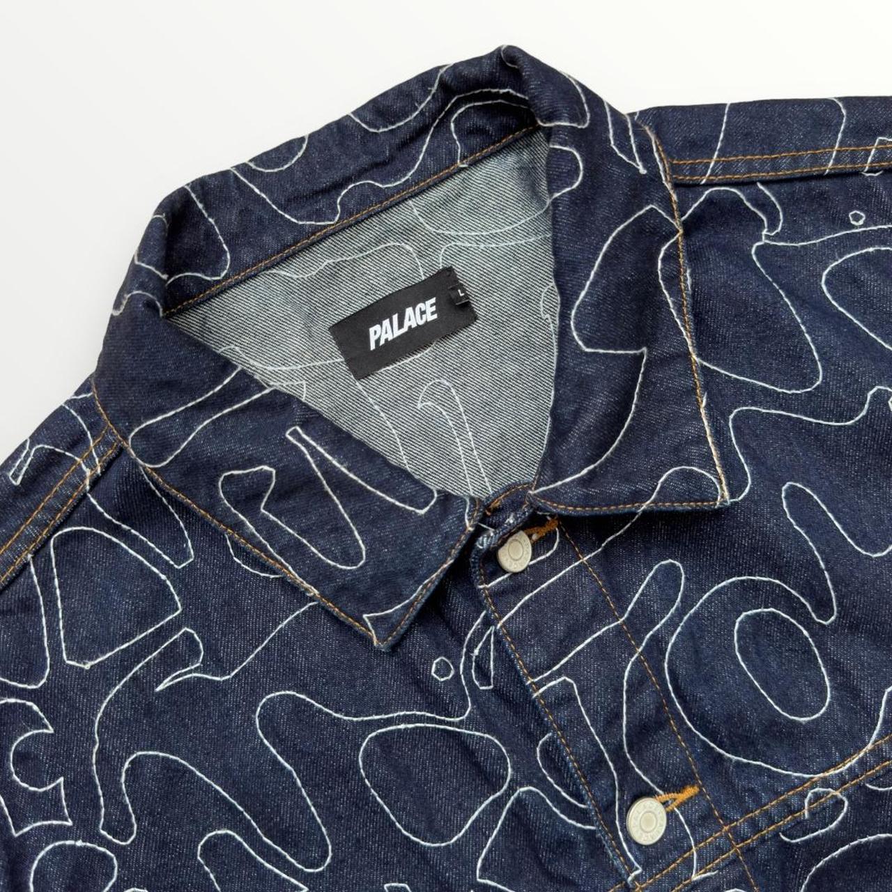 Palace Splat Denim Jacket Indigo