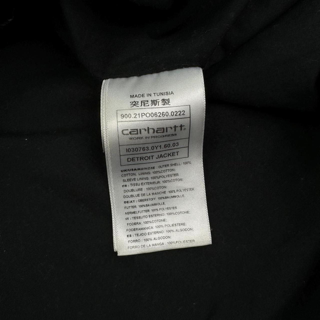 Carhartt WIP Detroit Jacket In Verse Print Black / Grey