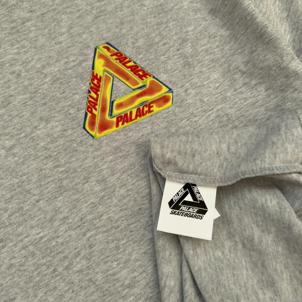 Palace Heat Sensi T-Shirt In Grey Marl