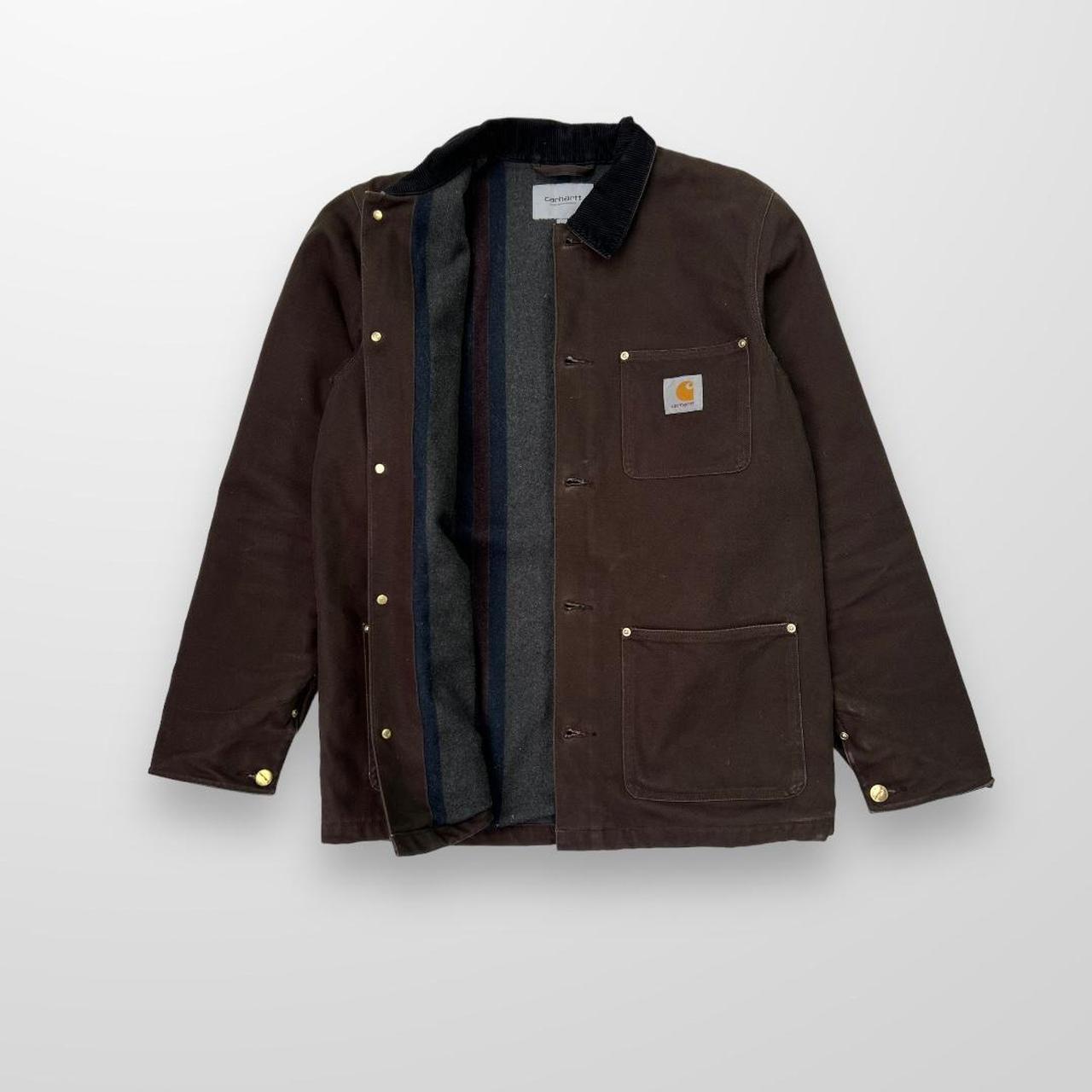 Carhartt WIP Michigan Chore Coat In Brown