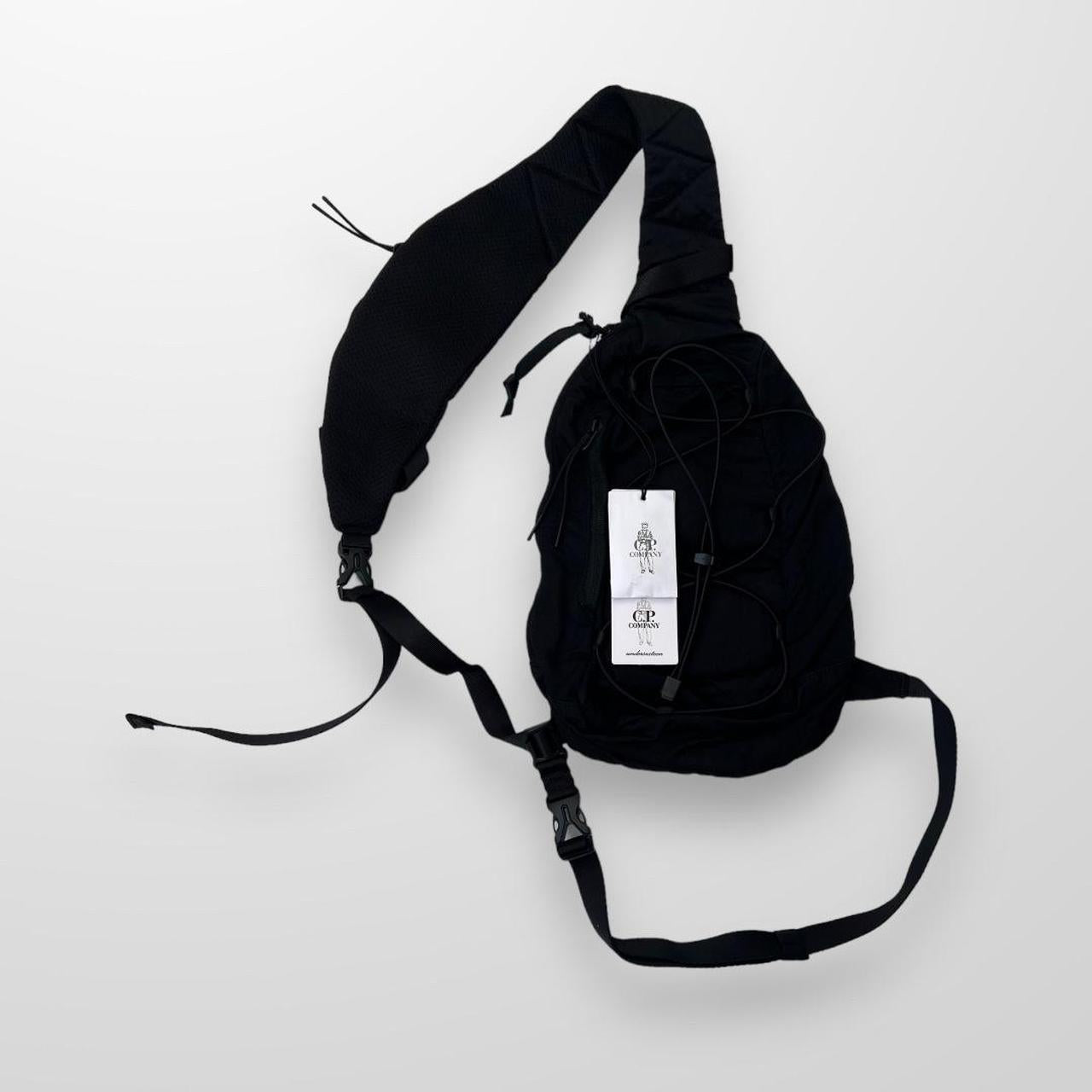 CP Company Nylon B Crossbody Backpack Lens Bag In Black