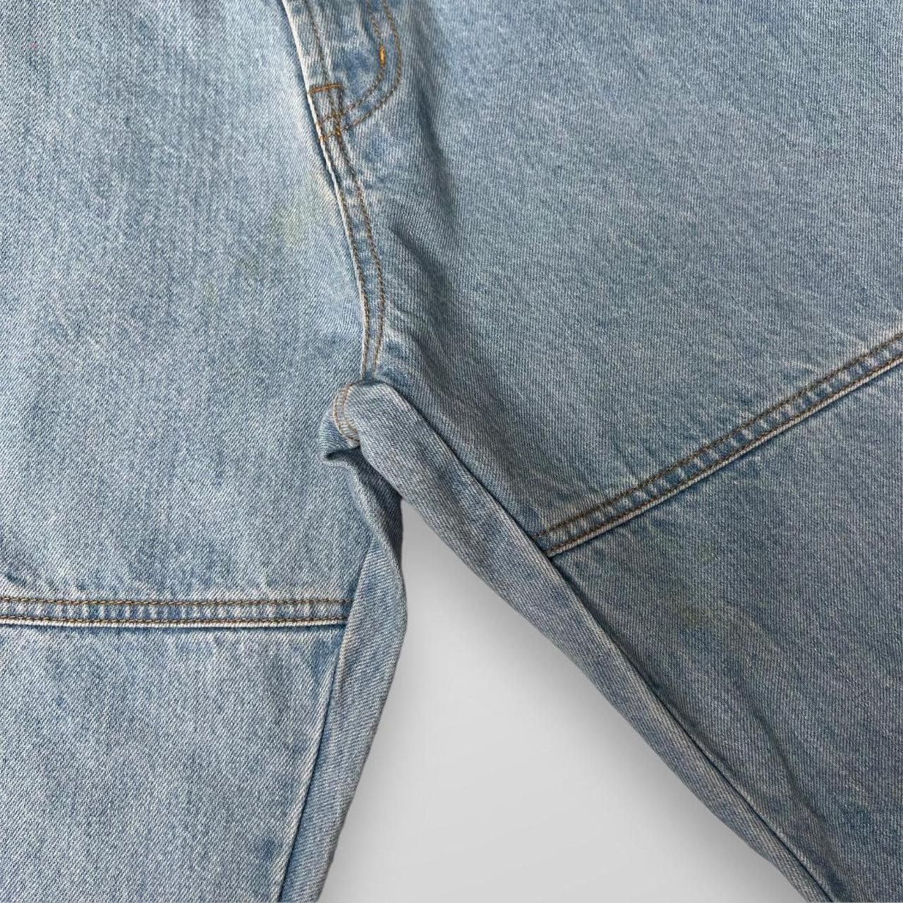 Palace Duck Bomb Panel Jeans In Stone Wash Blue