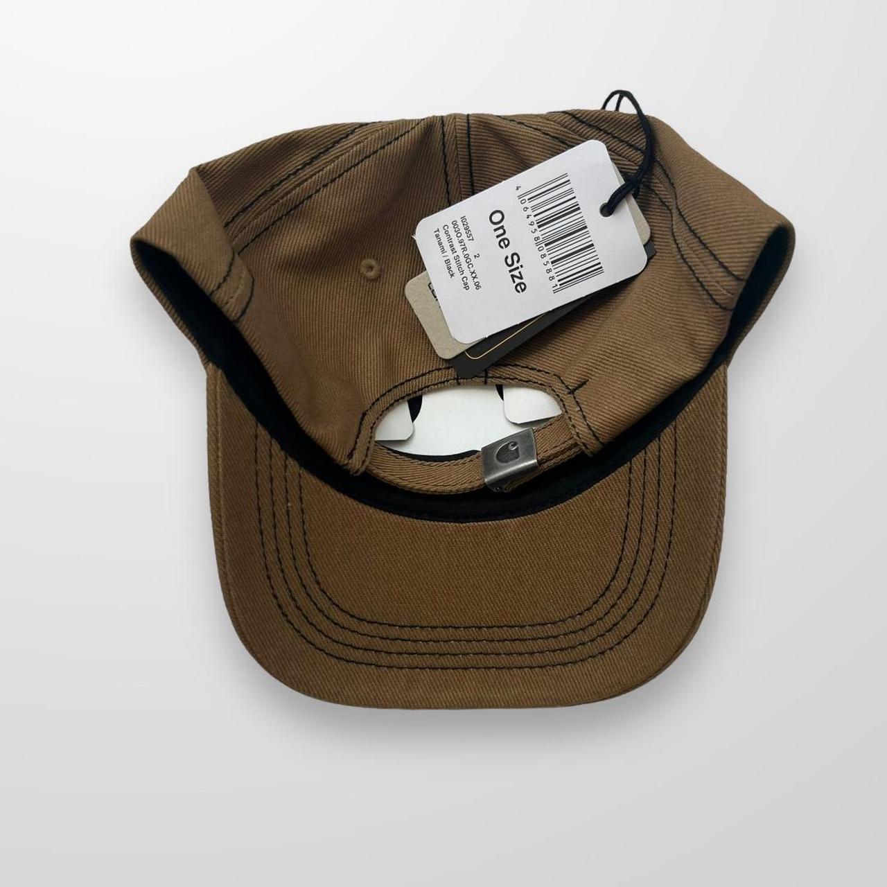 Carhartt WIP Contrast Stitch Cap In Tanami & Black