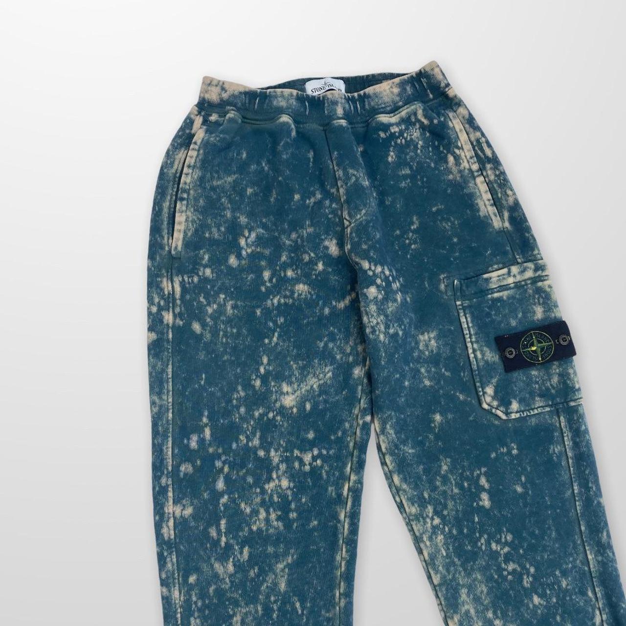 Stone Island Camo OVD Tracksuit Bottoms In Navy