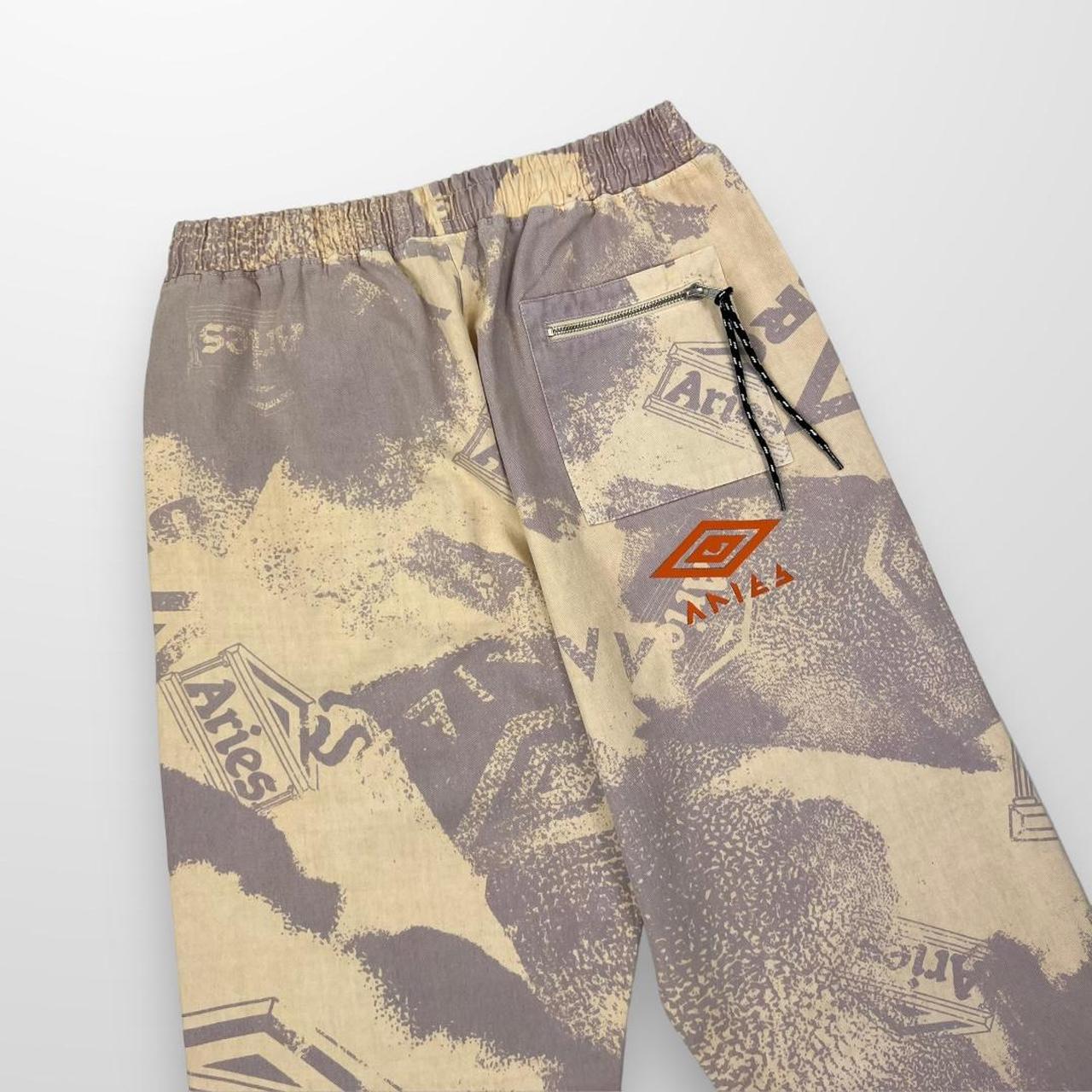 Aries x Umbro Pro 64 Cotton Drill Pants In Lilac