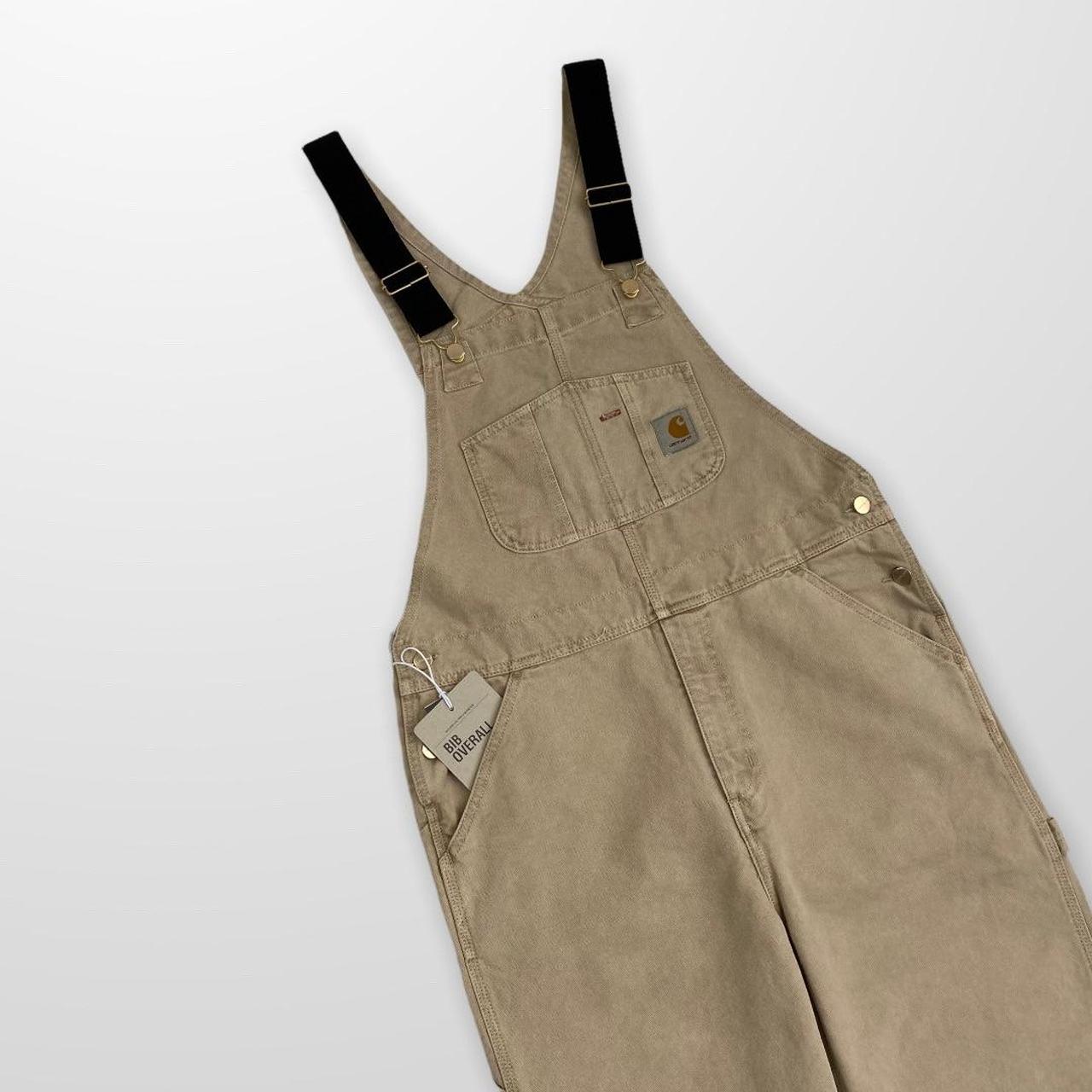 Carhartt WIP Bib Overall In Dusty H Brown