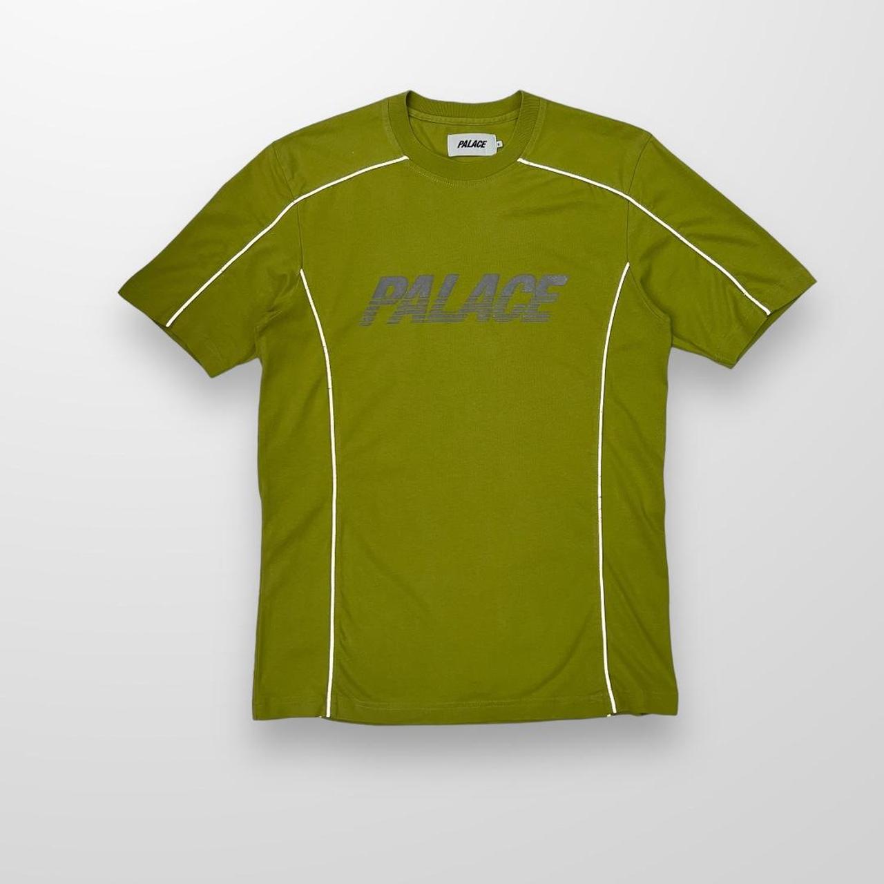 Palace Pimped T-Shirt In Green & 3m Reflective Piping