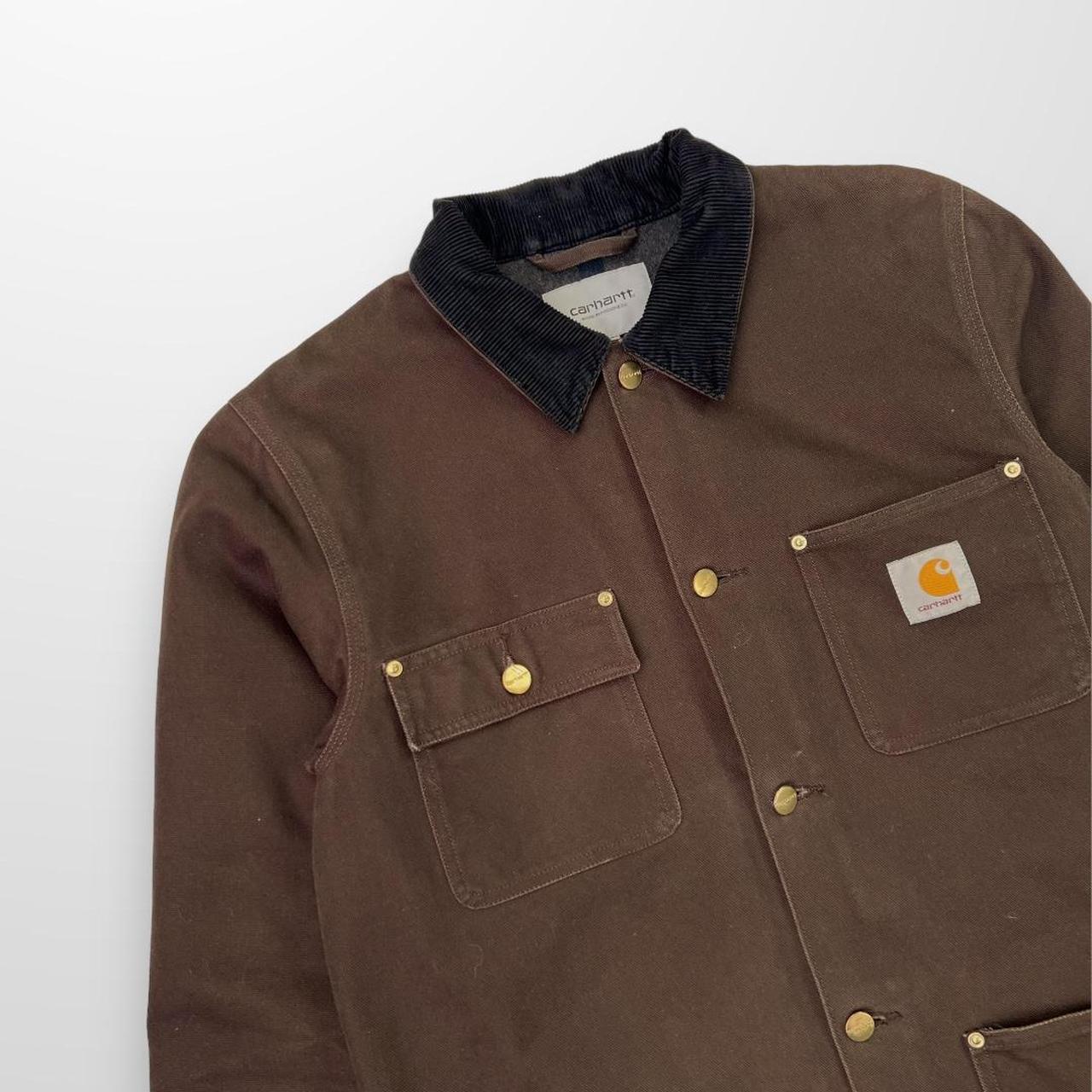 Carhartt WIP Michigan Chore Coat In Brown