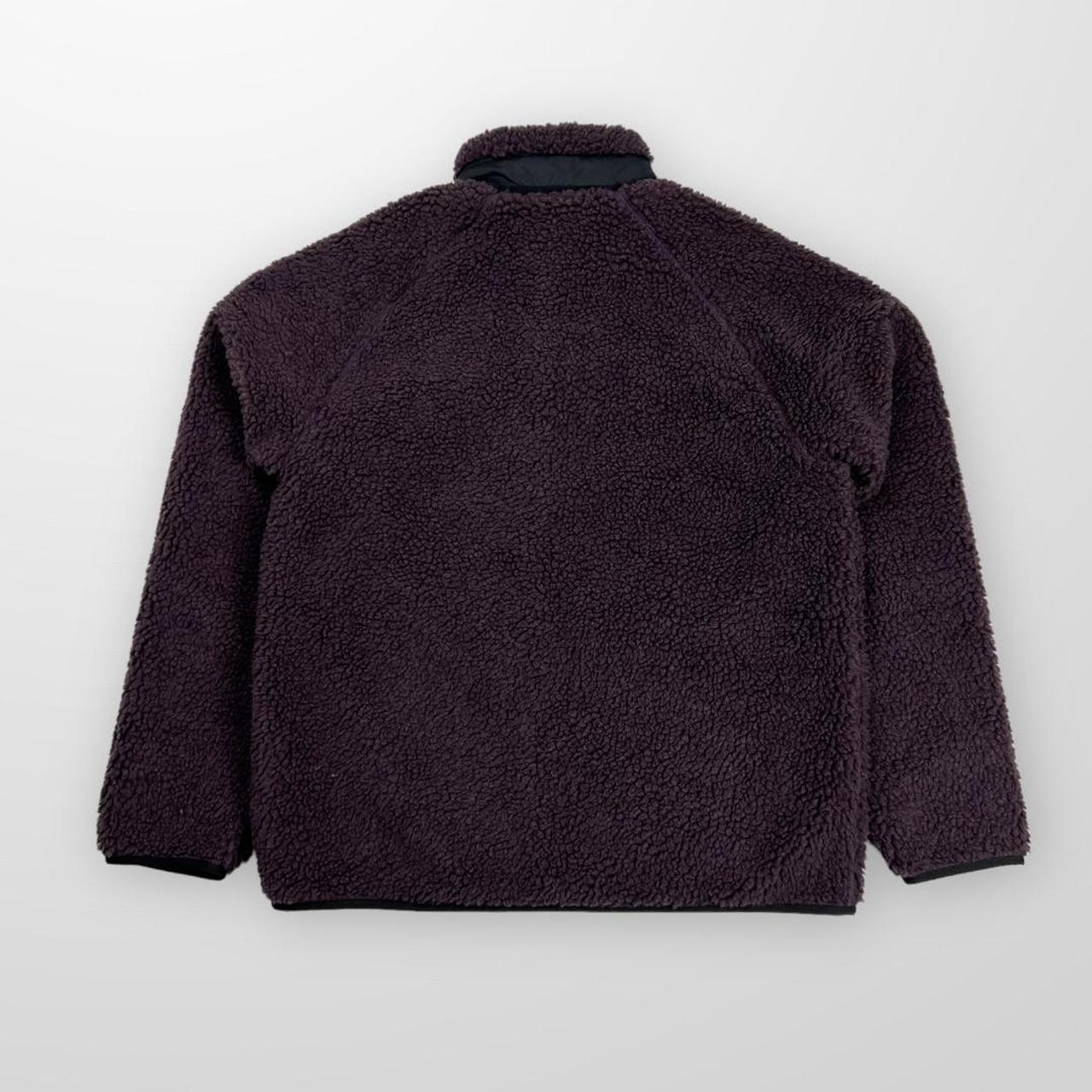 Carhartt WIP Prentis Liner / Fleece Jacket In Dark Plum / Black