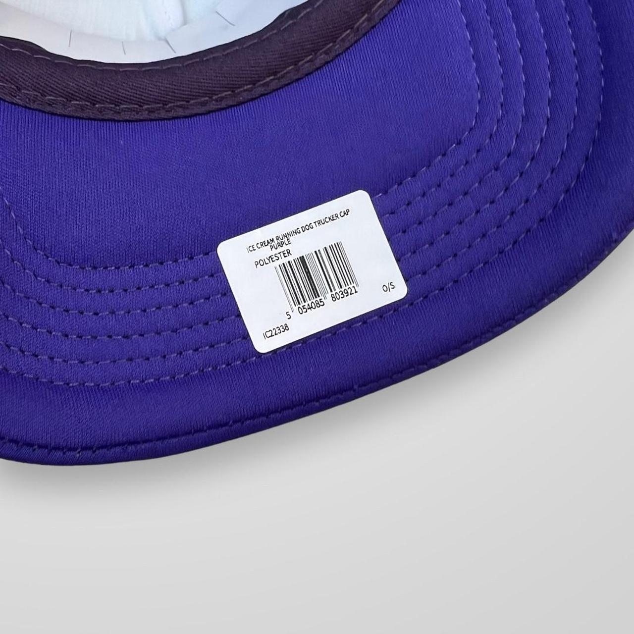 Ice Cream Running Dog Trucker Cap In Purple