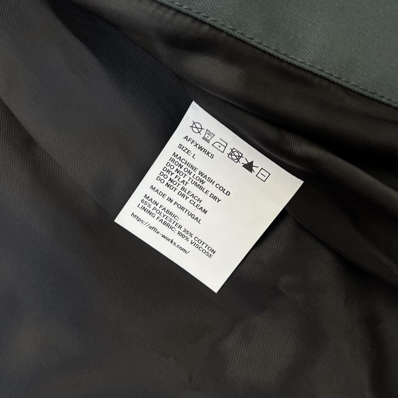 Affix Affxwrks Technical-Twill Jacket In Dark Grey