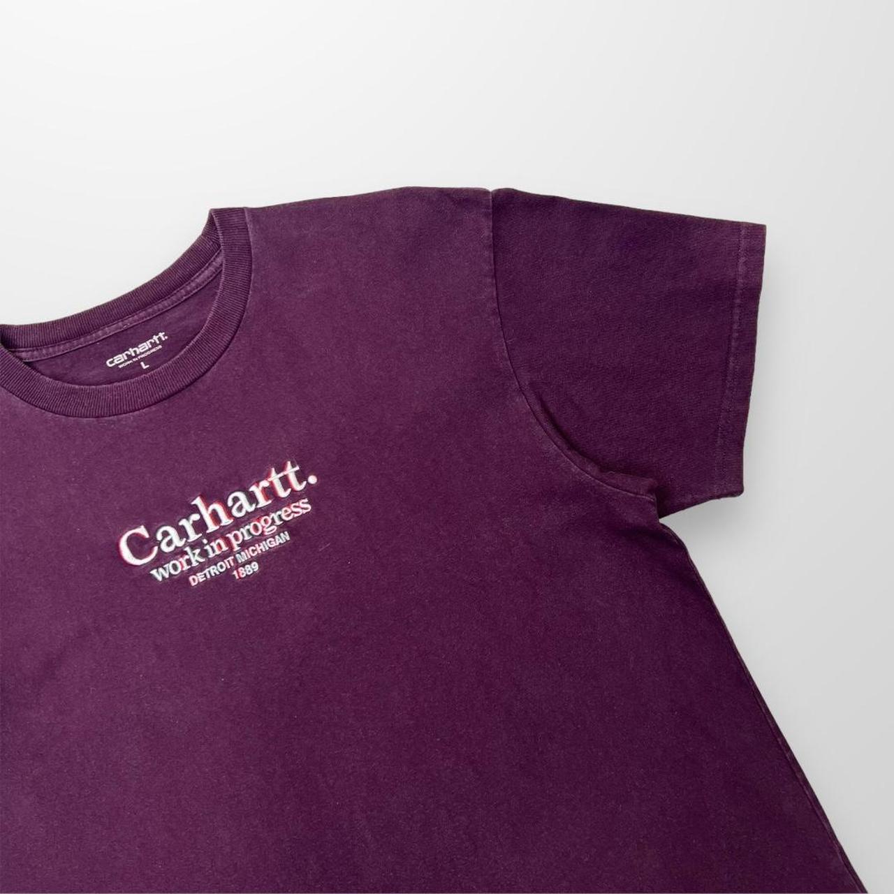 Carhartt WIP Commission T-Shirt In Purple