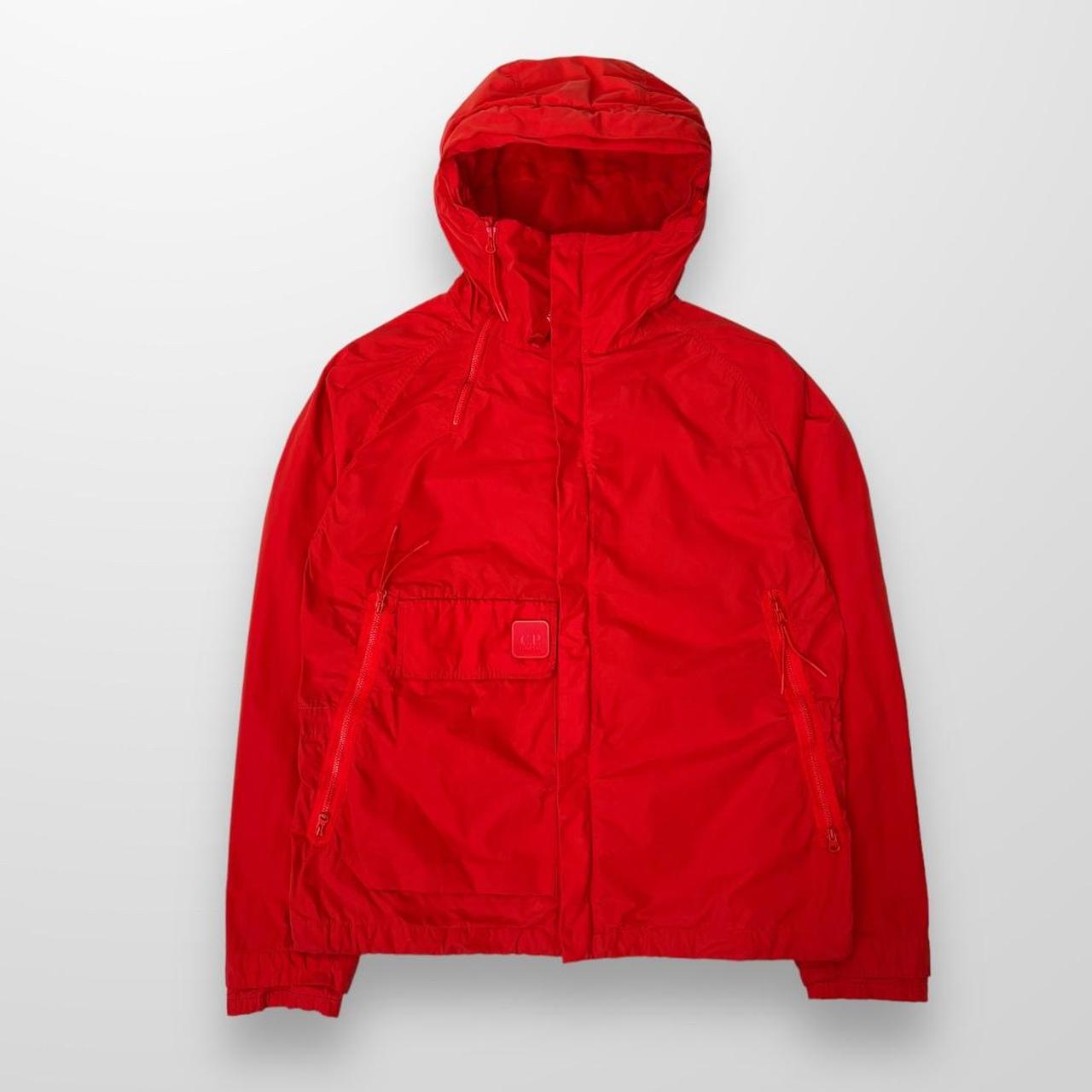 CP Company Metropolis Jacket In Fiery Red