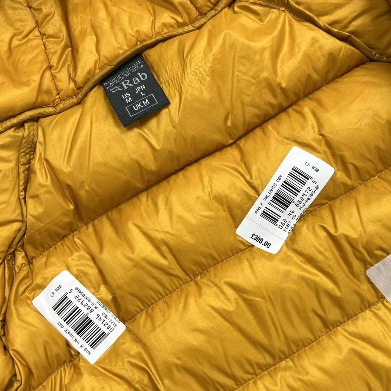 Rab Valiance Pertex Shell Jacket In Grey & Yellow
