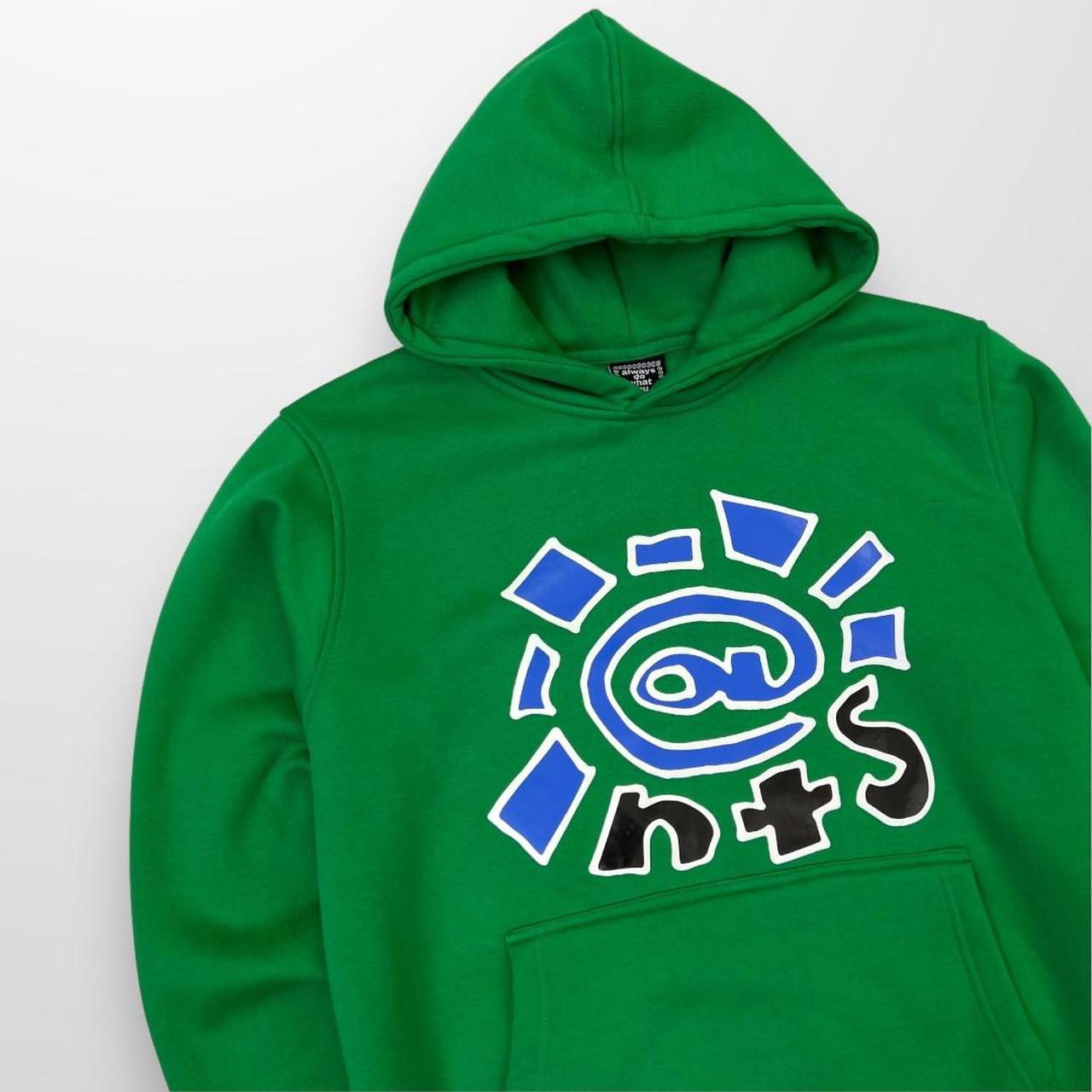 ADWYSD x NTS Radio Hoodie In Green & Blue