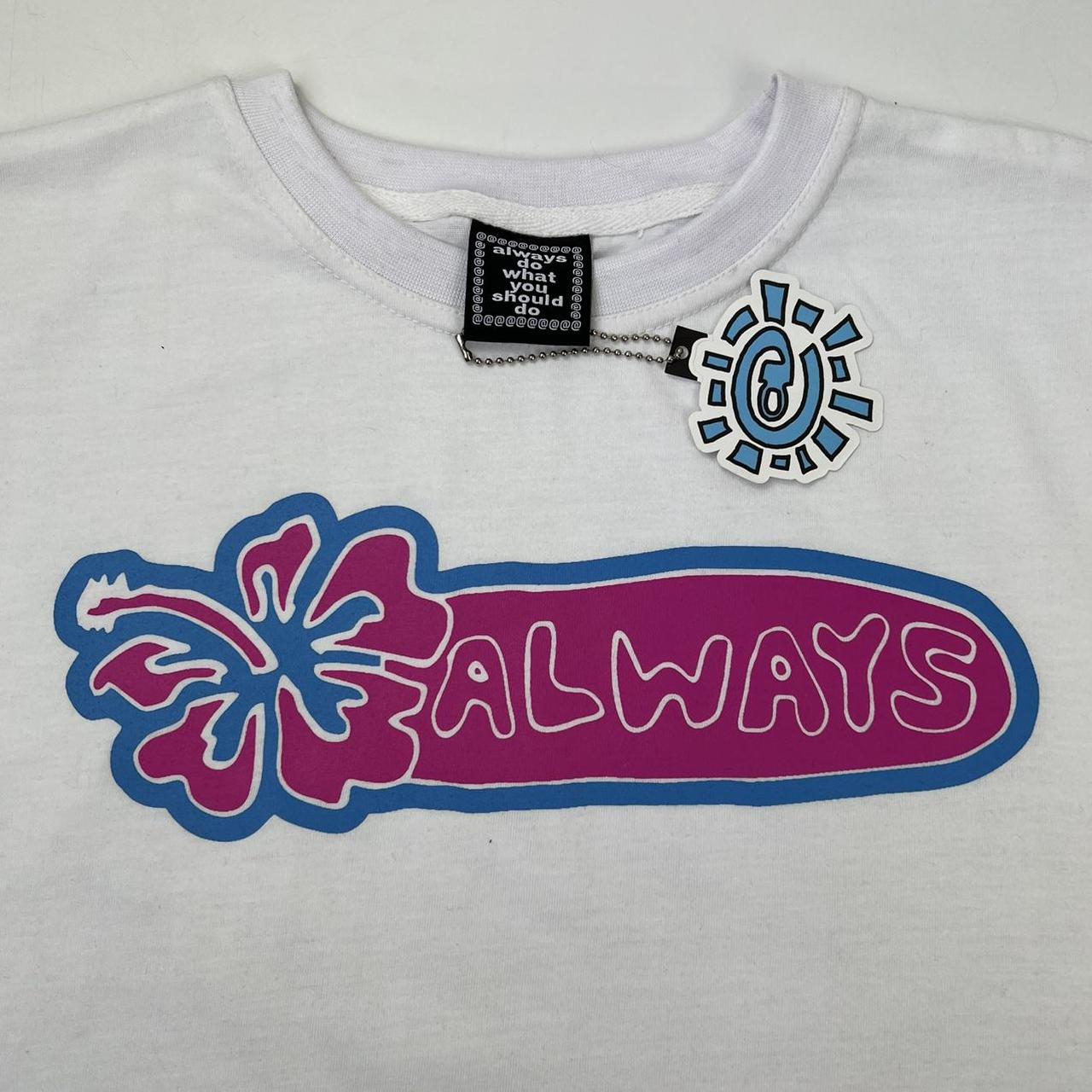 ADWYSD High Biscus T-Shirt In White