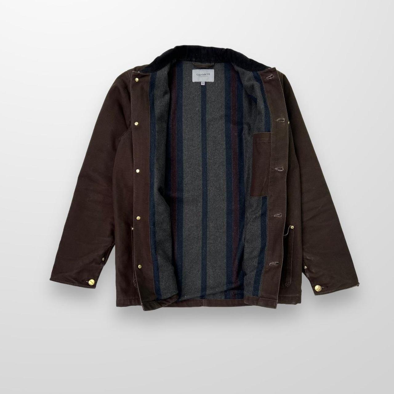Carhartt WIP Michigan Chore Coat In Brown
