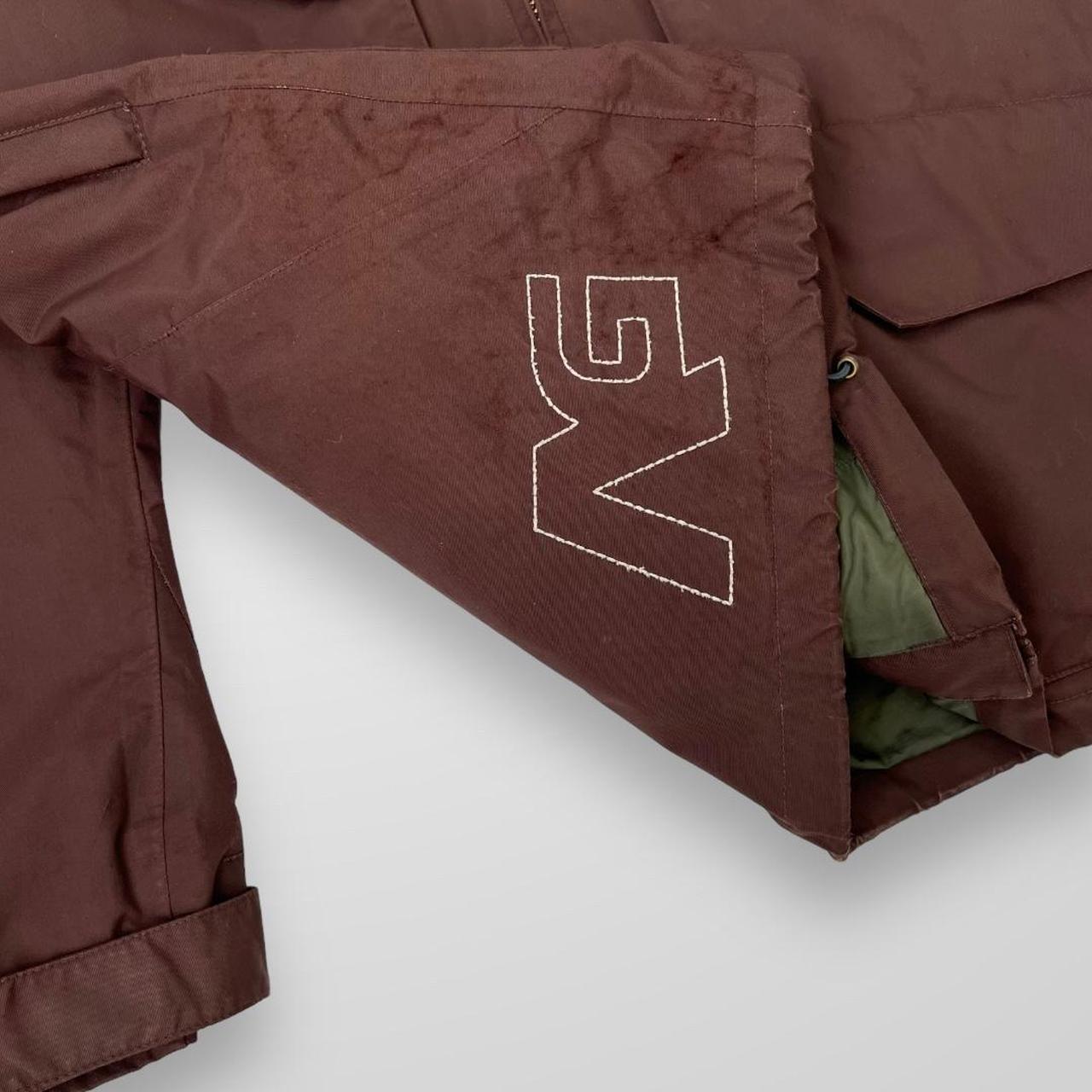 Vintage Burton Analog Snowboarding Jacket In Brown & Cream