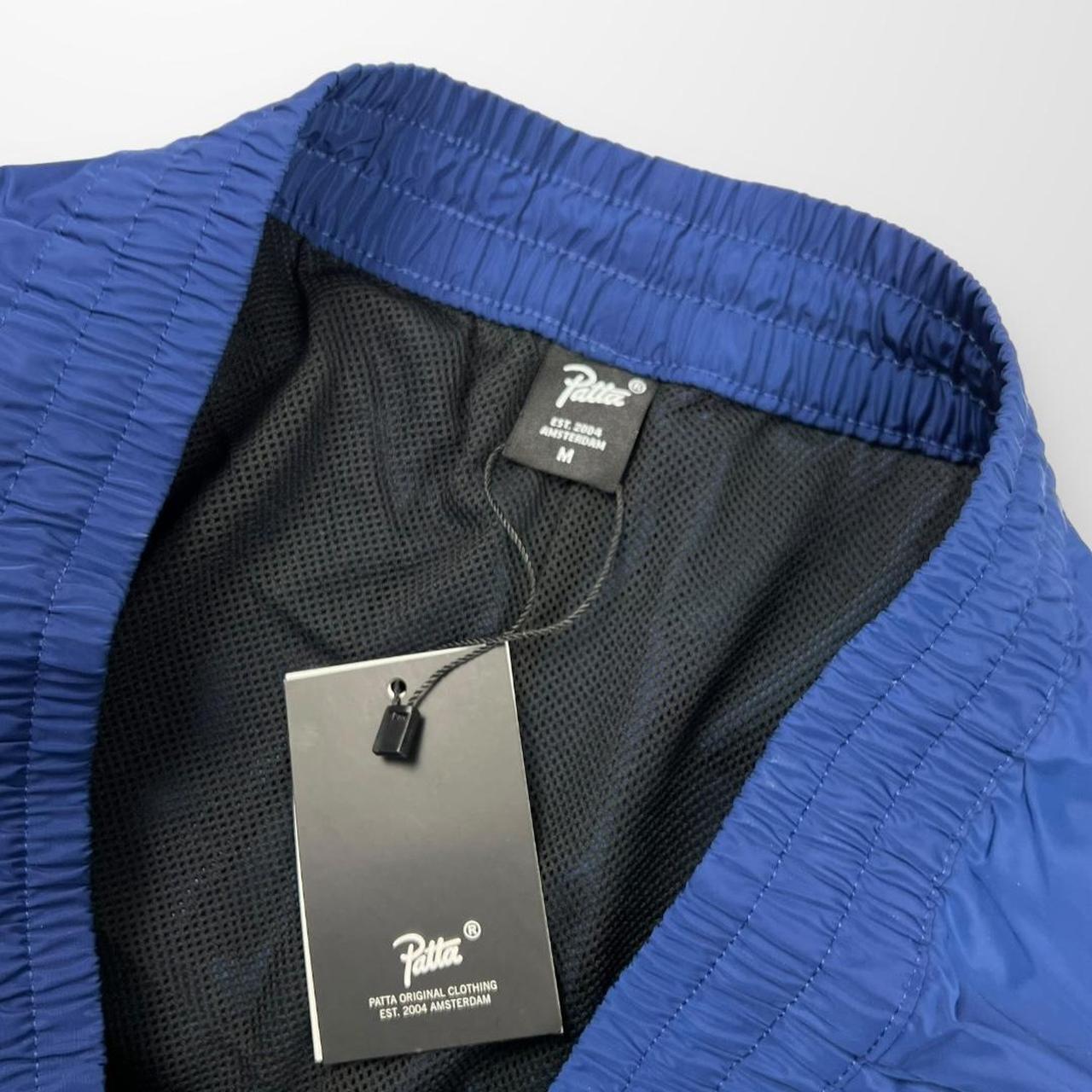 Patta Shell Tracksuit Bottoms / Track Pants In Blue & Red