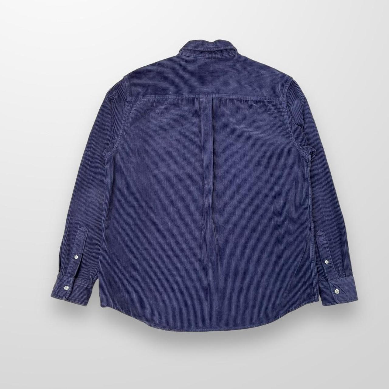Carhartt WIP LS Madison Cord Shirt In Blue / Purple