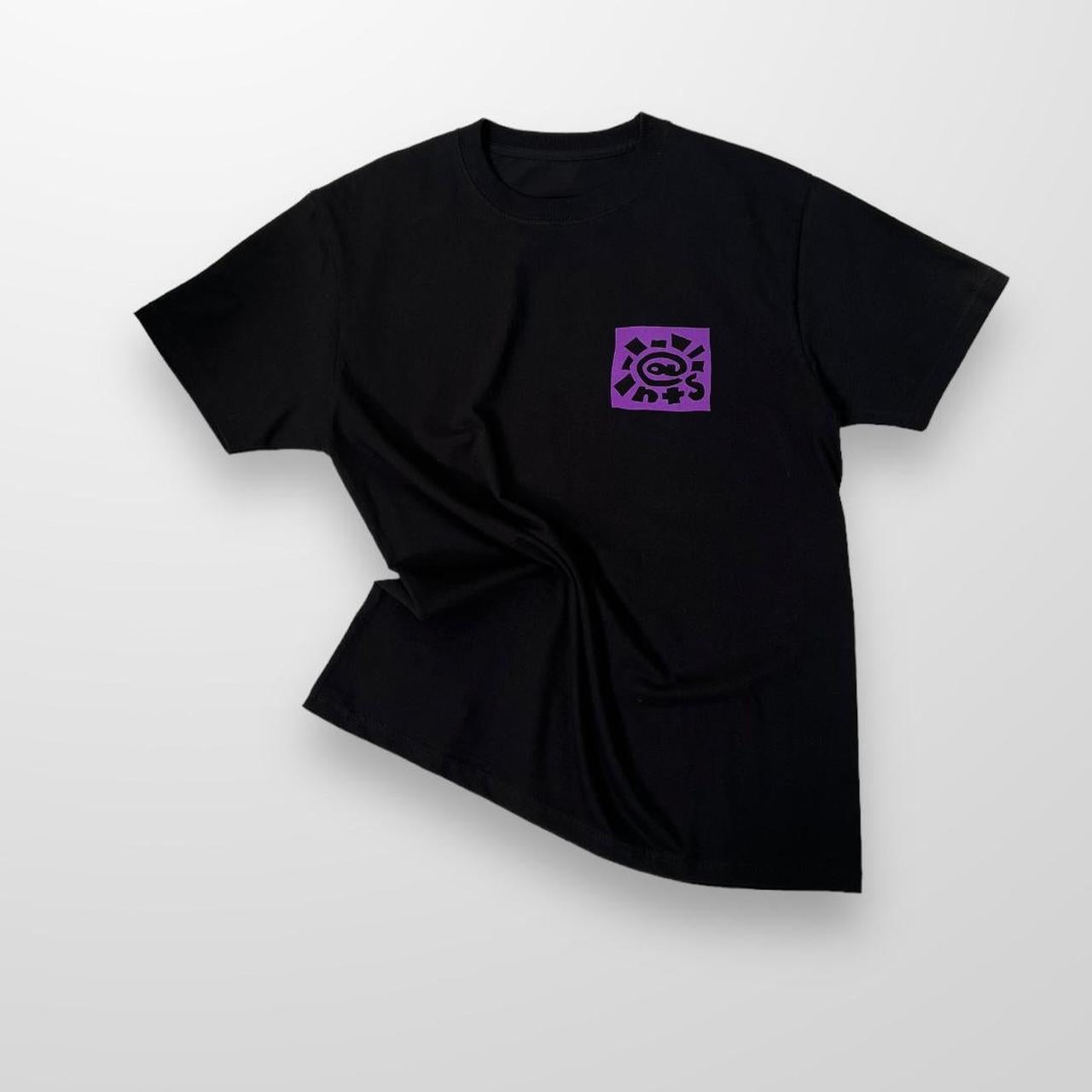 NTS x Always Do What You Should Do 'Never Too Stressed' T-Shirt In Black & Purple