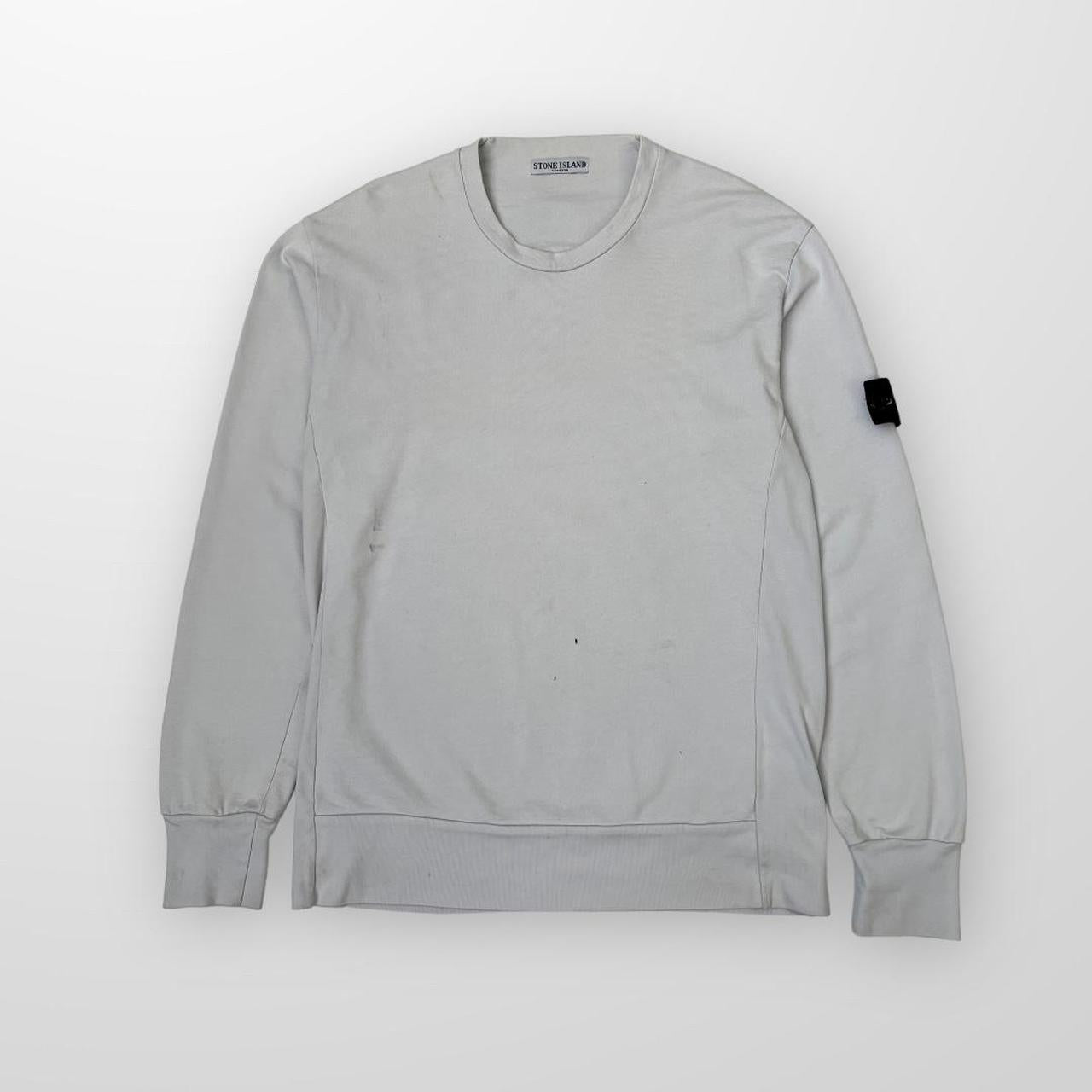 Stone Island Crewneck Sweatshirt In White