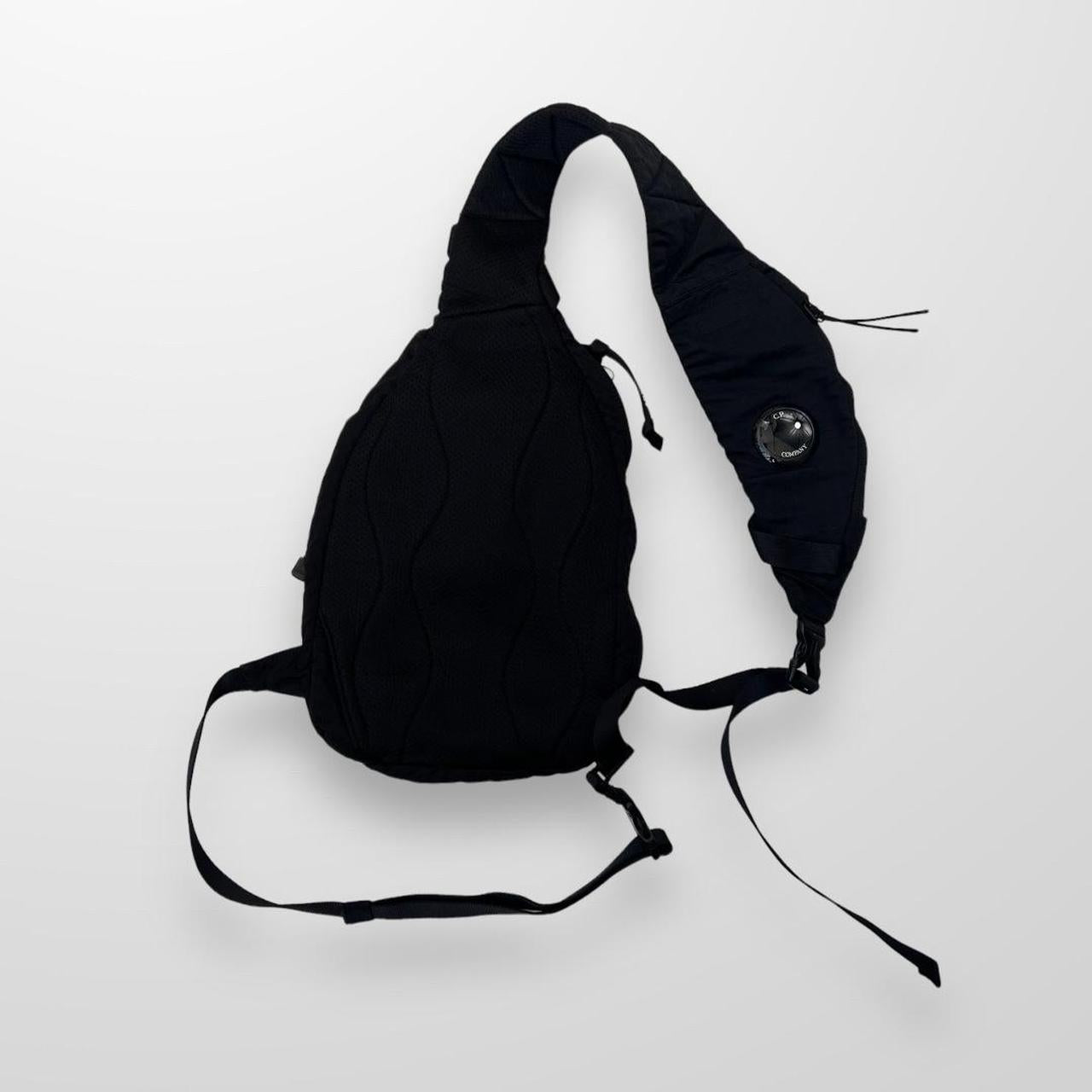 CP Company Nylon B Crossbody Backpack Lens Bag In Black