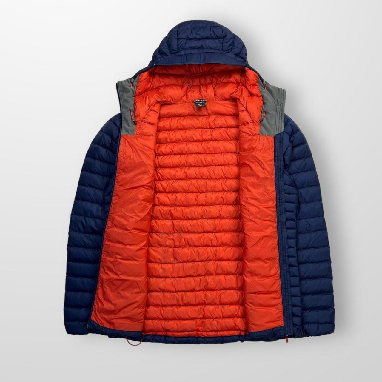Rab Microlight Alpine Jacket In Navy & Orange