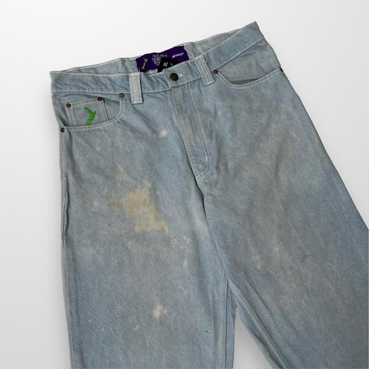 ADWYSD Heavy Duty Denim Light Blue Jeans