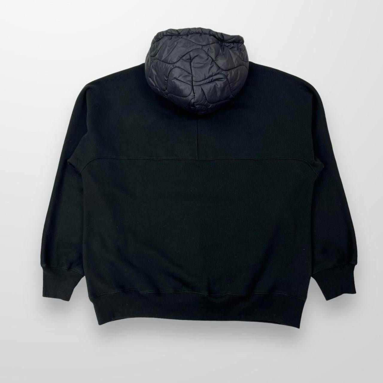 Palace Baffled Hoodie In Black