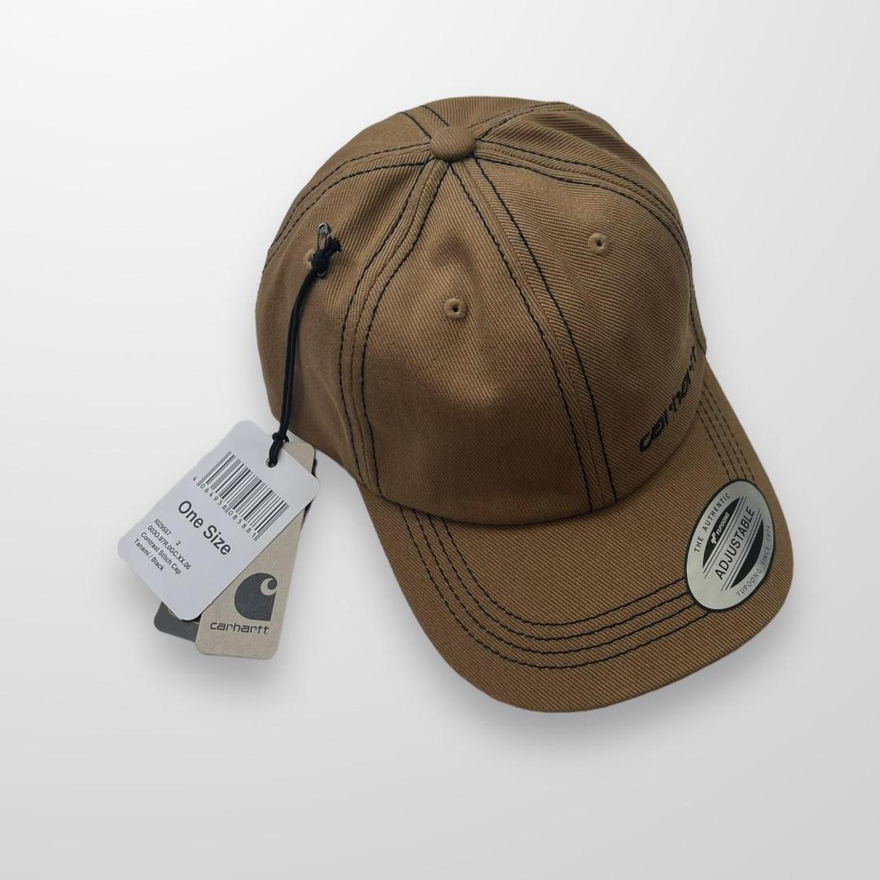 Carhartt WIP Contrast Stitch Cap In Tanami & Black