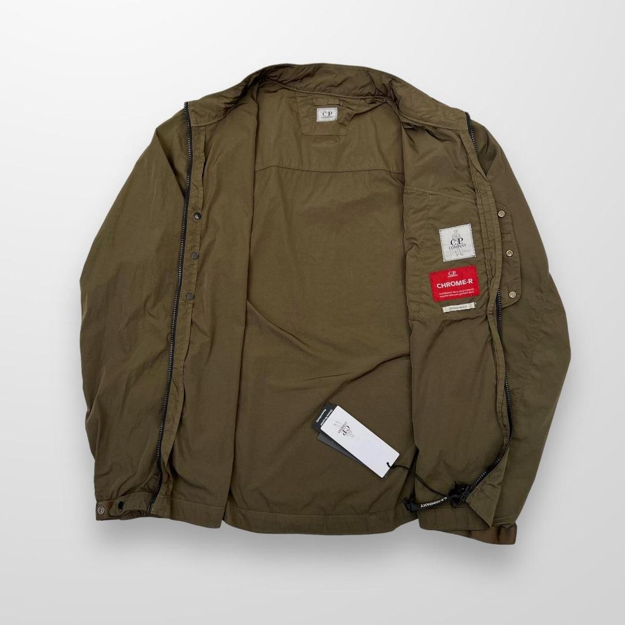 CP Company Chrome-R Goggle Jacket In Ivy Green