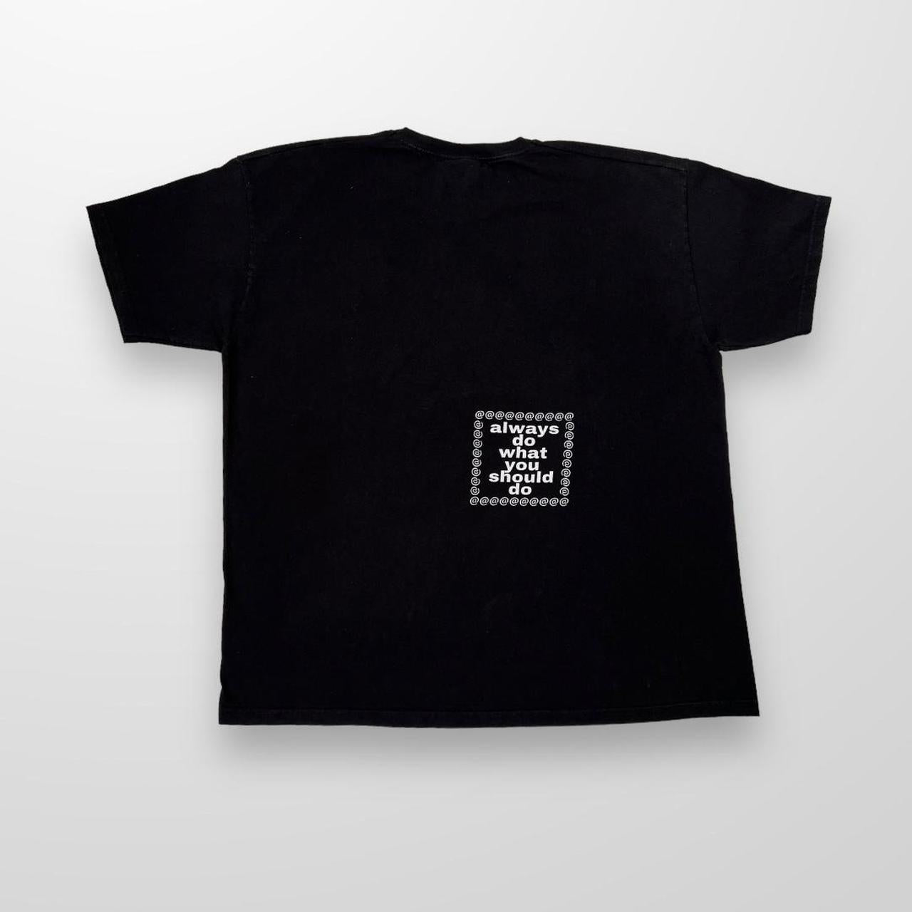 ADWYSD T-Shirt In Black & Purple