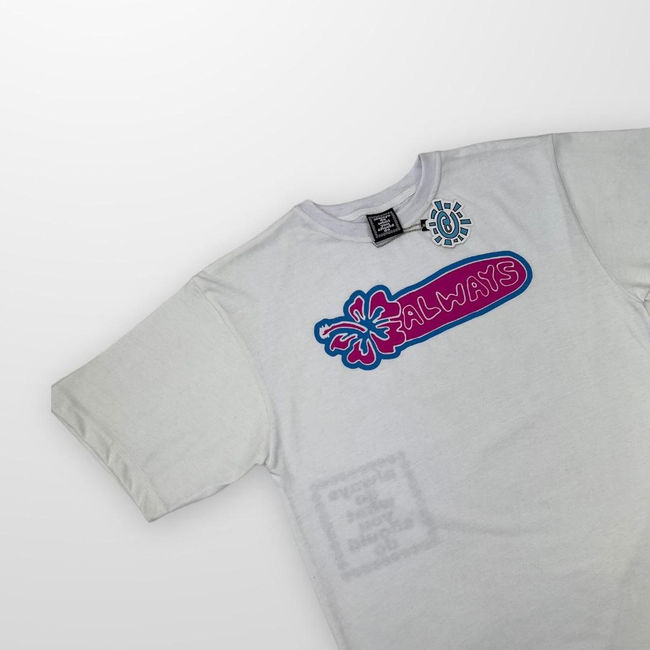 ADWYSD High Biscus T-Shirt In White
